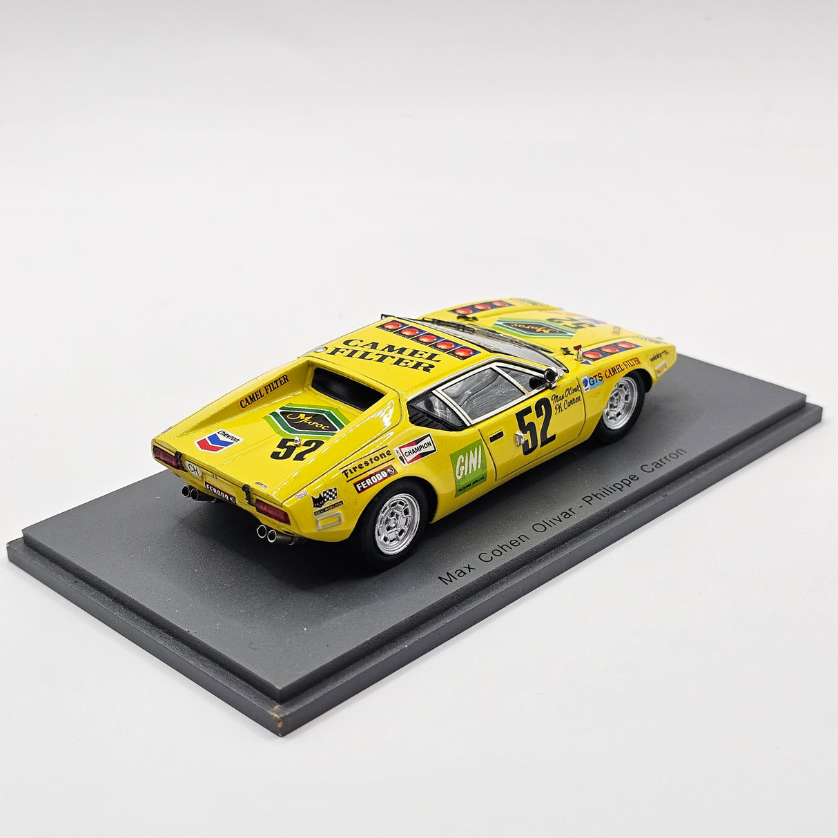 Spark De Tomaso Pantera #52 Wicky Racing Team Le Mans 1974 1/43 Scale S0525