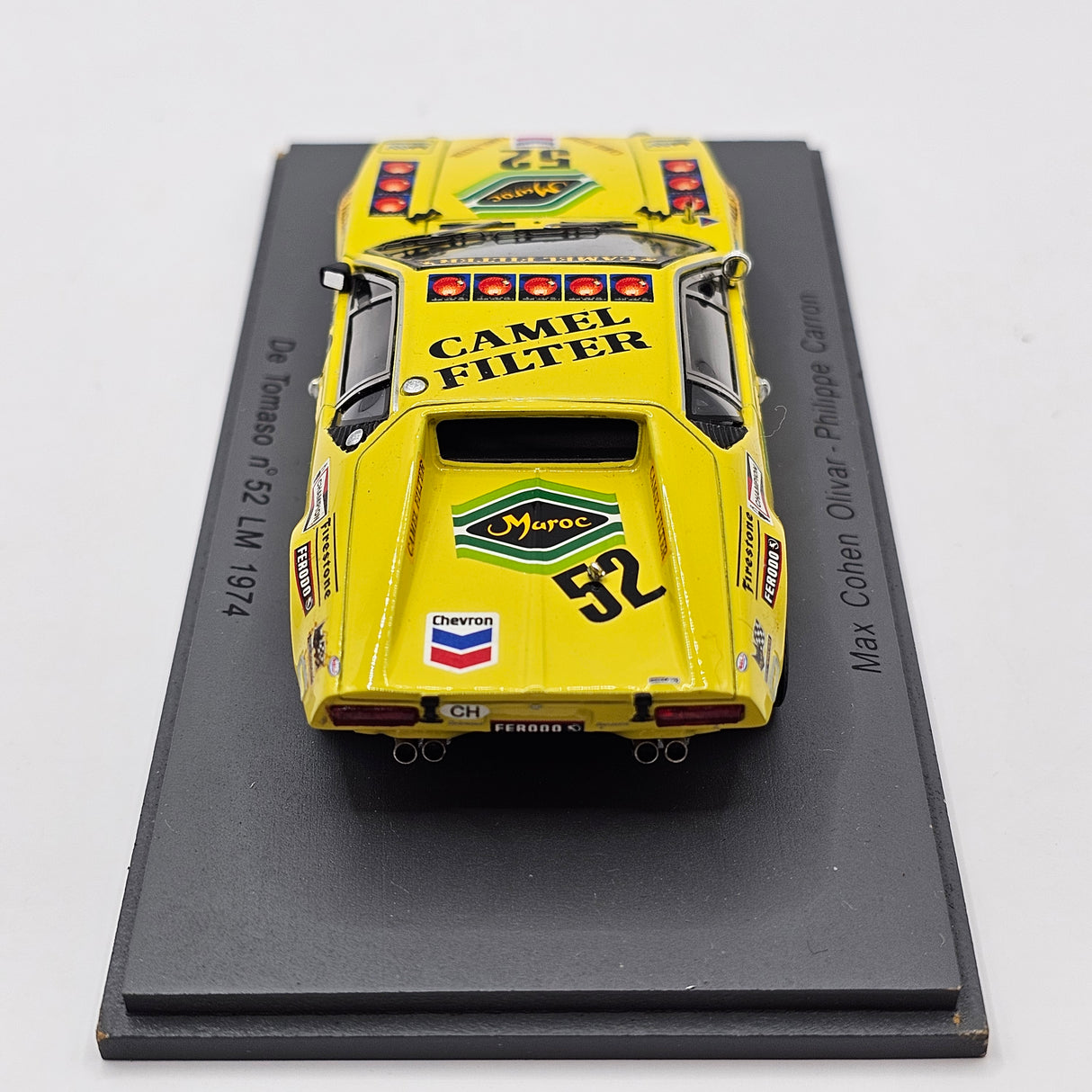 Spark De Tomaso Pantera #52 Wicky Racing Team Le Mans 1974 1/43 Scale S0525