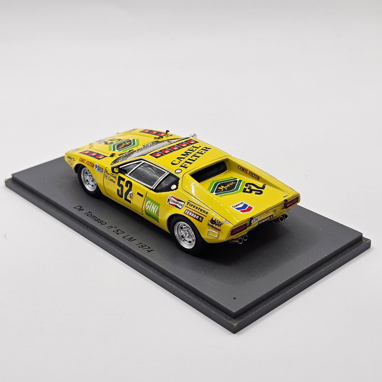 Spark De Tomaso Pantera #52 Wicky Racing Team Le Mans 1974 1/43 Scale S0525