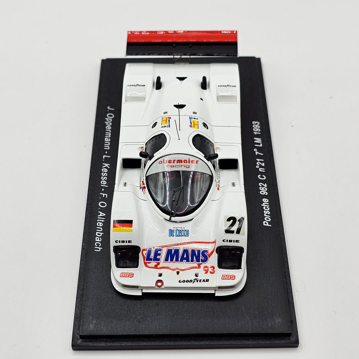 Spark Porsche 962C #21 Obermaier Racing GmbH Le Mans 1993 1/43 Scale S1919