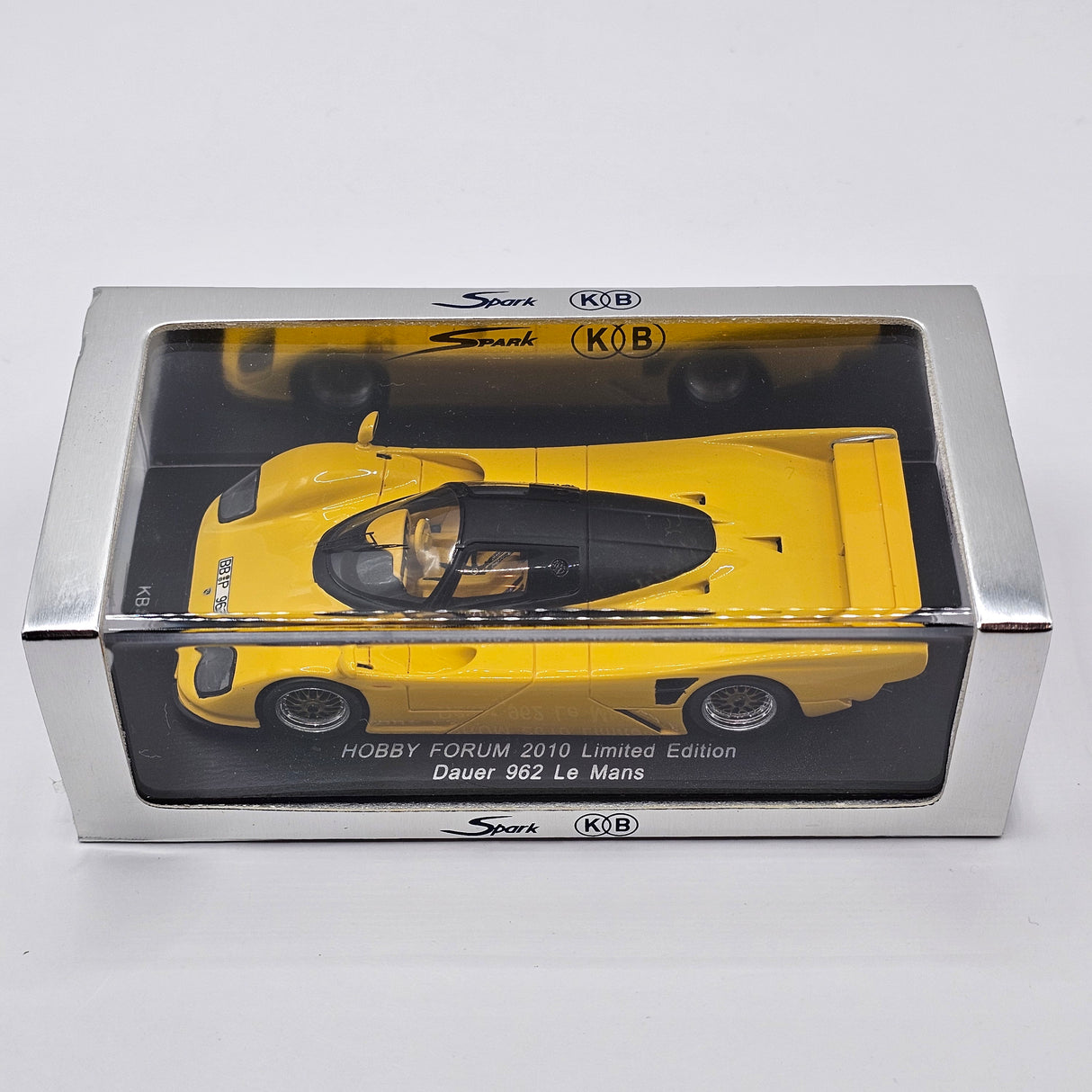 Spark Dauer 962 Le Mans Yellow Hobby Forum 2010 Limited Edition 1/43 Scale