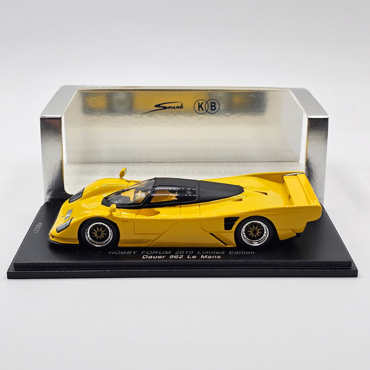 Spark Dauer 962 Le Mans Yellow Hobby Forum 2010 Limited Edition 1/43 Scale