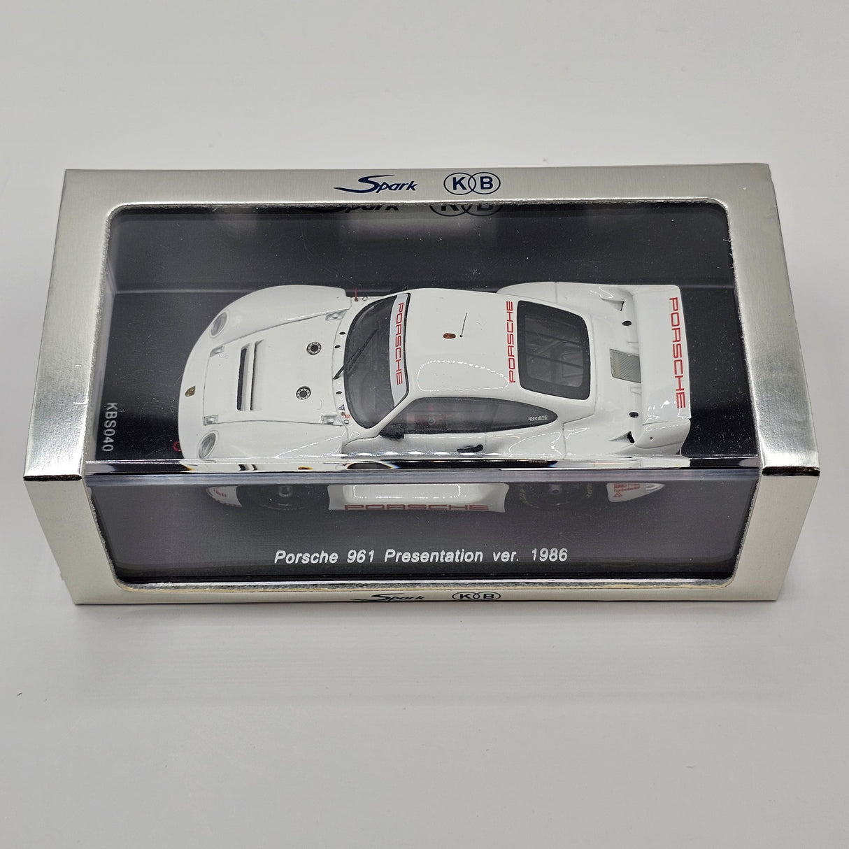 Spark Porsche 961 Presentation Car Le Mans 1986 1/43 Scale KBS040