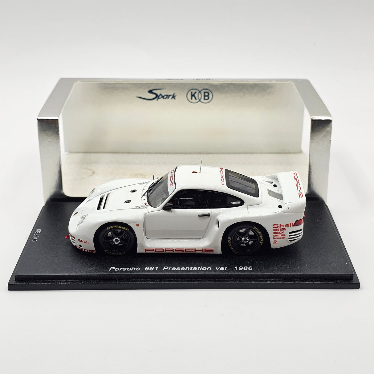 Spark Porsche 961 Presentation Car Le Mans 1986 1/43 Scale KBS040