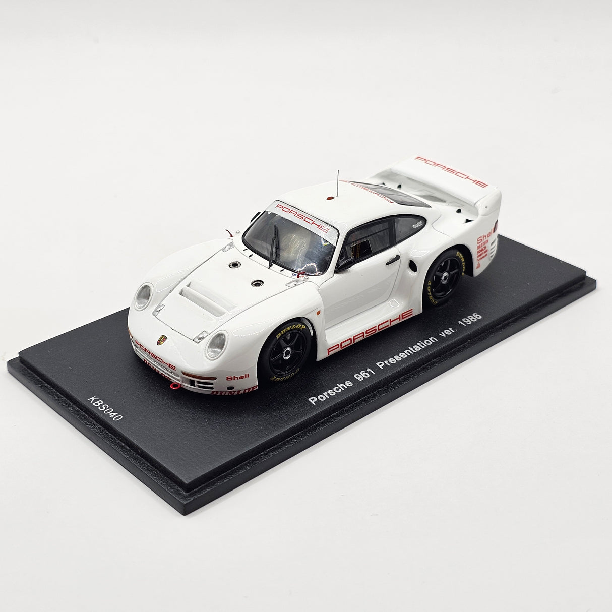 Spark Porsche 961 Presentation Car Le Mans 1986 1/43 Scale KBS040