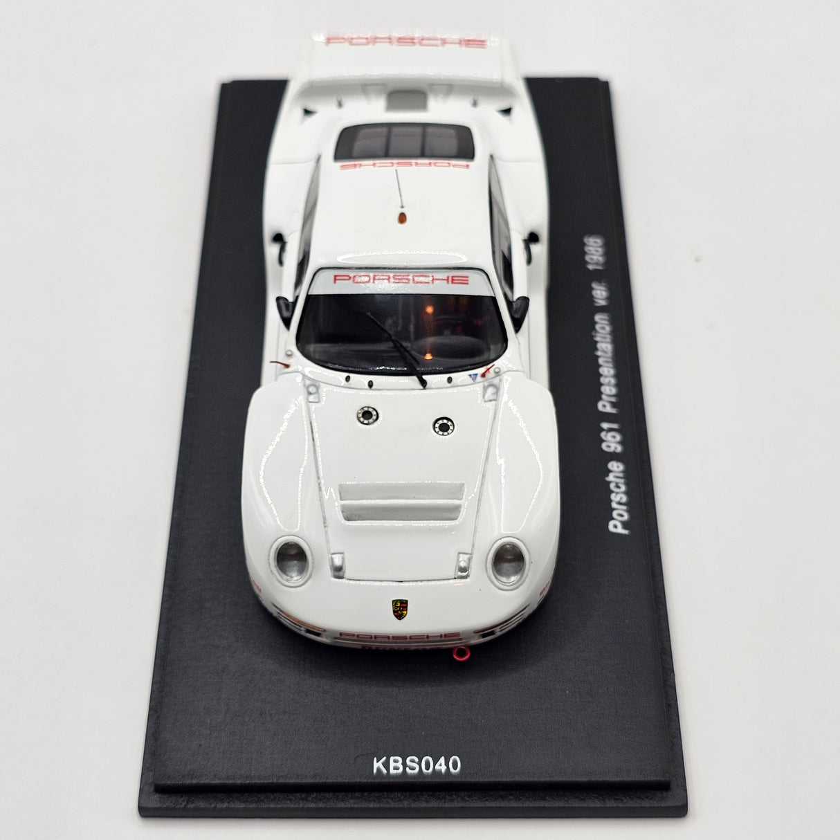 Spark Porsche 961 Presentation Car Le Mans 1986 1/43 Scale KBS040
