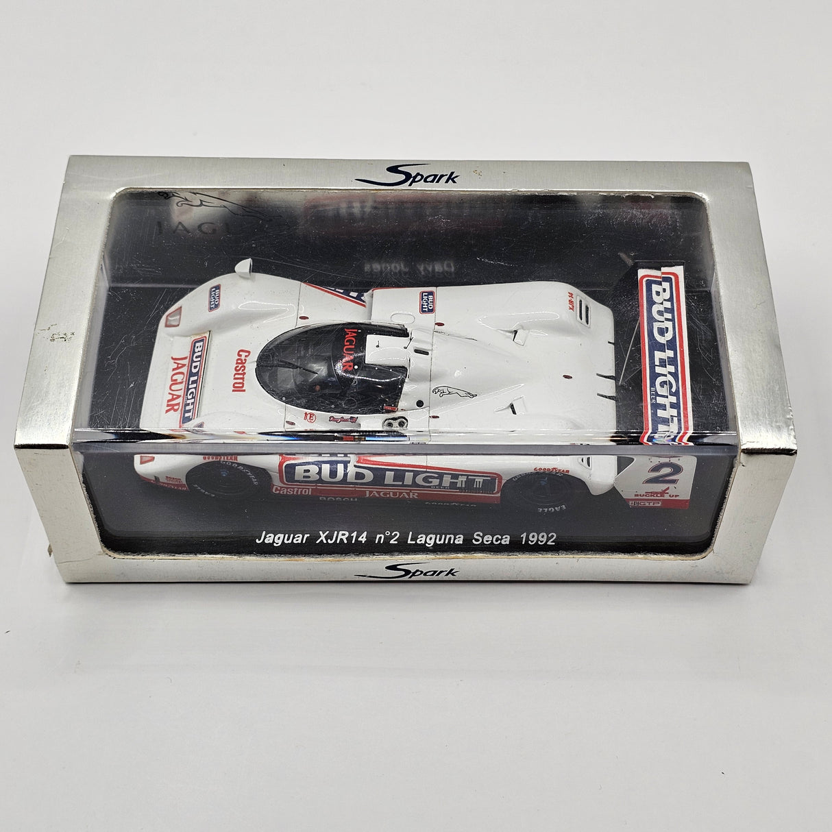 Spark Jaguar XJR-14 #2 Jaguar Racing Laguna Seca IMSA GTP 1992 1/43 Scale S0776