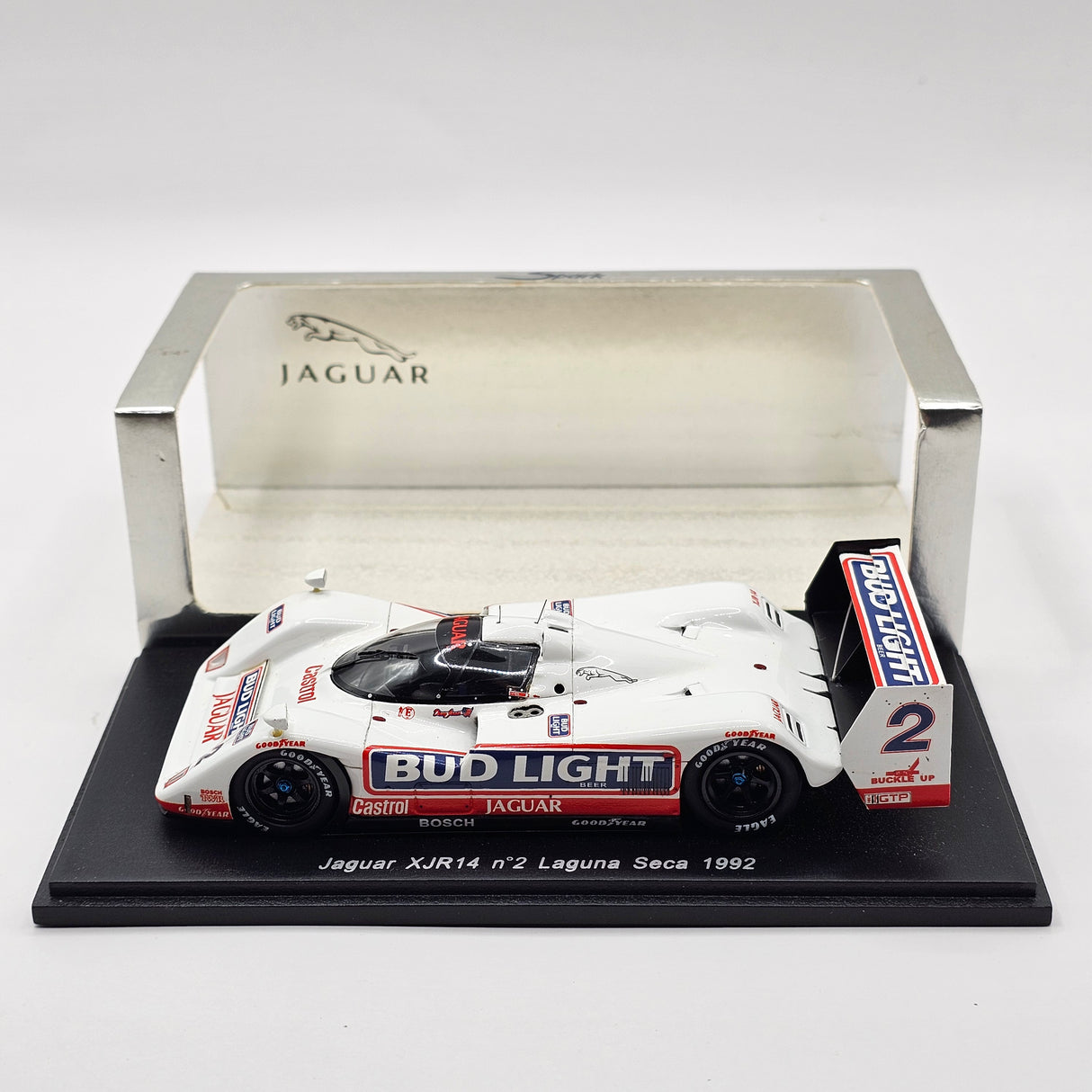 Spark Jaguar XJR-14 #2 Jaguar Racing Laguna Seca IMSA GTP 1992 1/43 Scale S0776