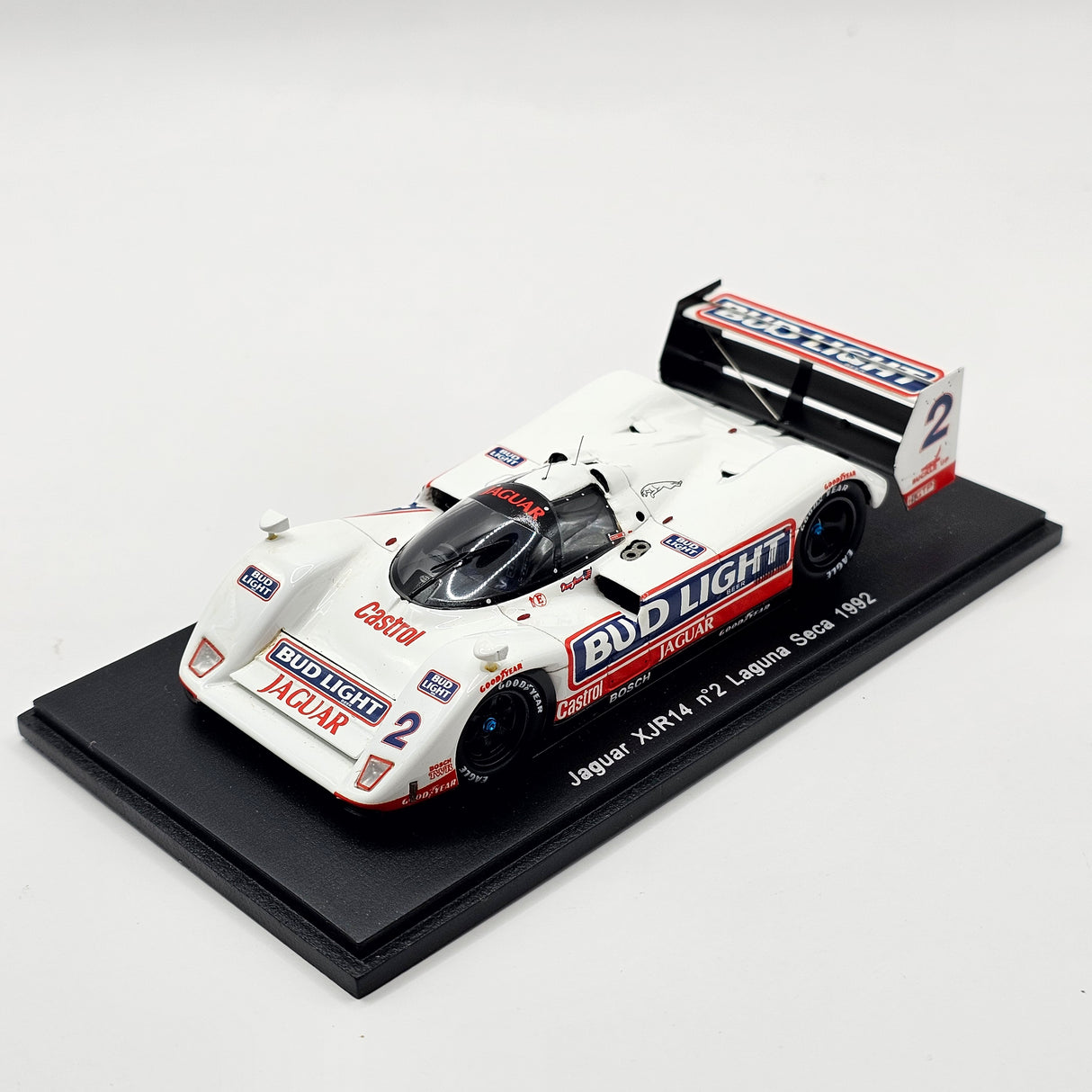 Spark Jaguar XJR-14 #2 Jaguar Racing Laguna Seca IMSA GTP 1992 1/43 Scale S0776