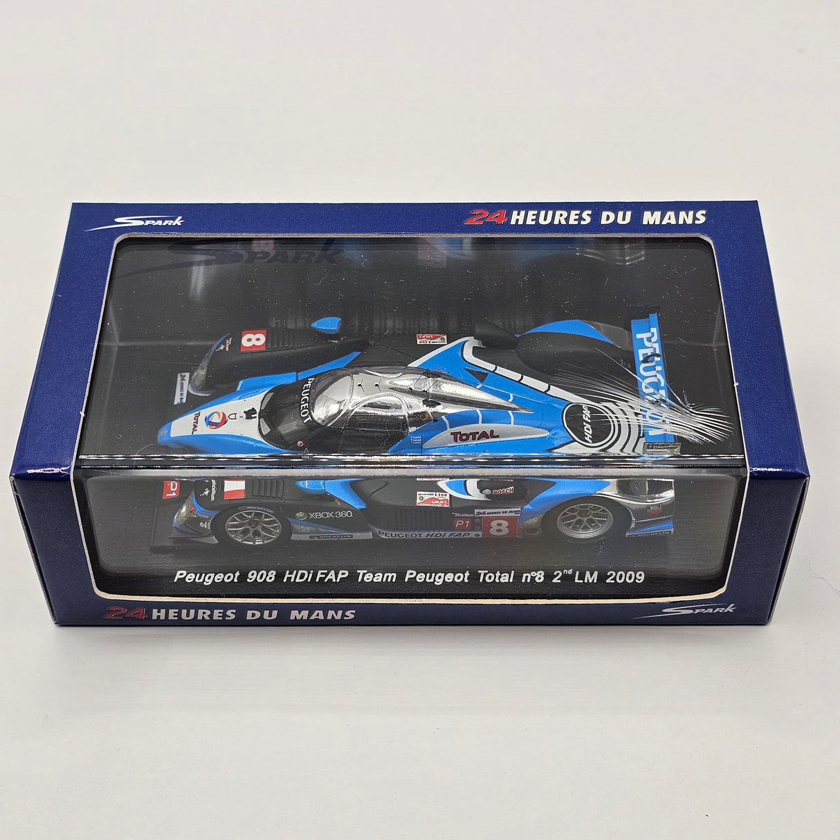 Spark Peugeot 908 HDi FAP #8 Team Peugeot Total Le Mans 2009 1/43 Scale S1289