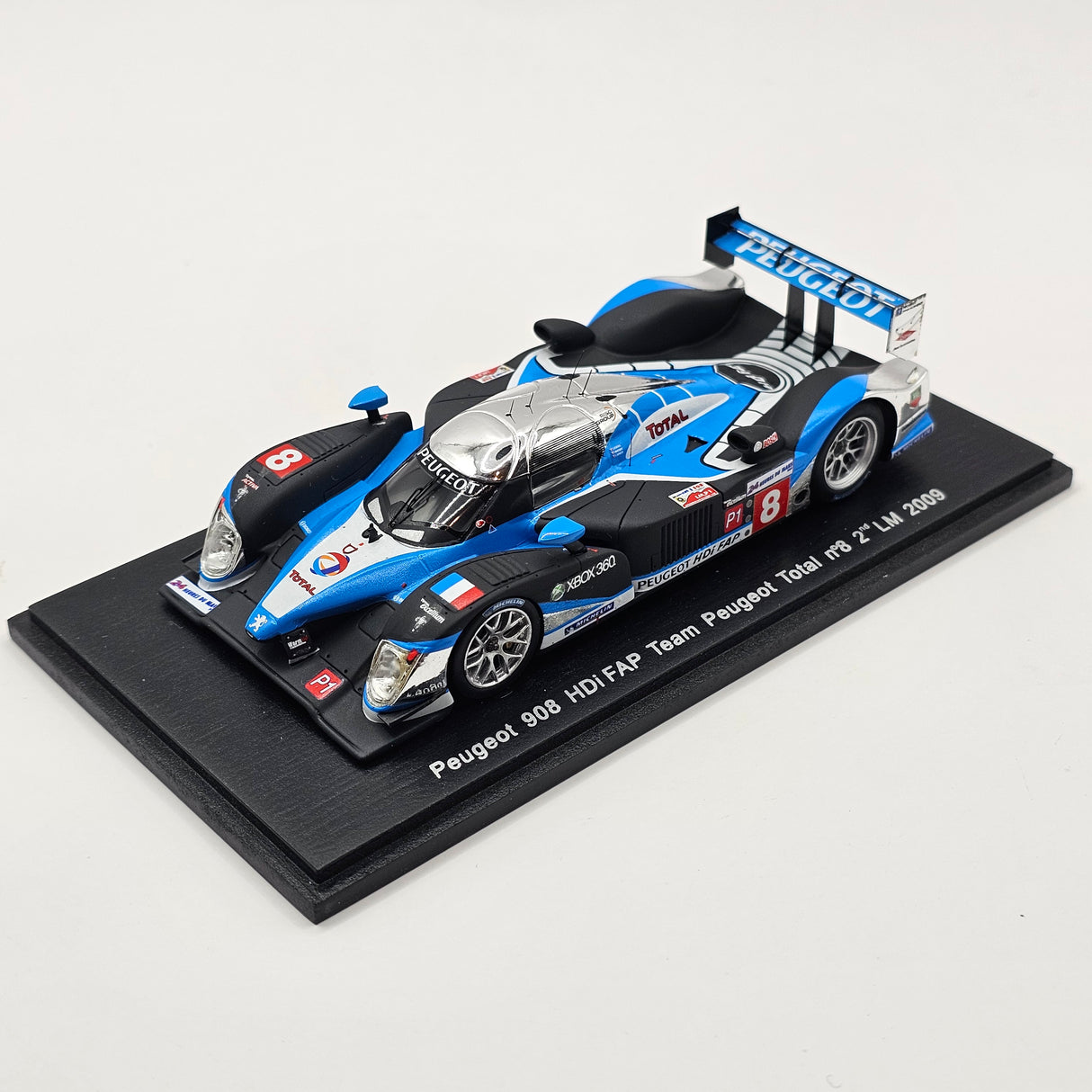 Spark Peugeot 908 HDi FAP #8 Team Peugeot Total Le Mans 2009 1/43 Scale S1289