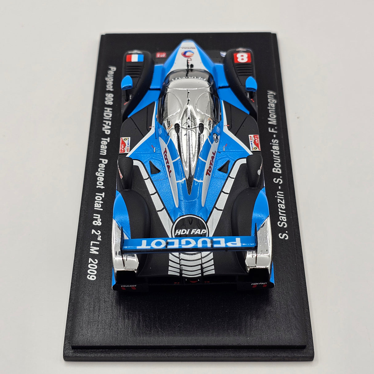 Spark Peugeot 908 HDi FAP #8 Team Peugeot Total Le Mans 2009 1/43 Scale S1289