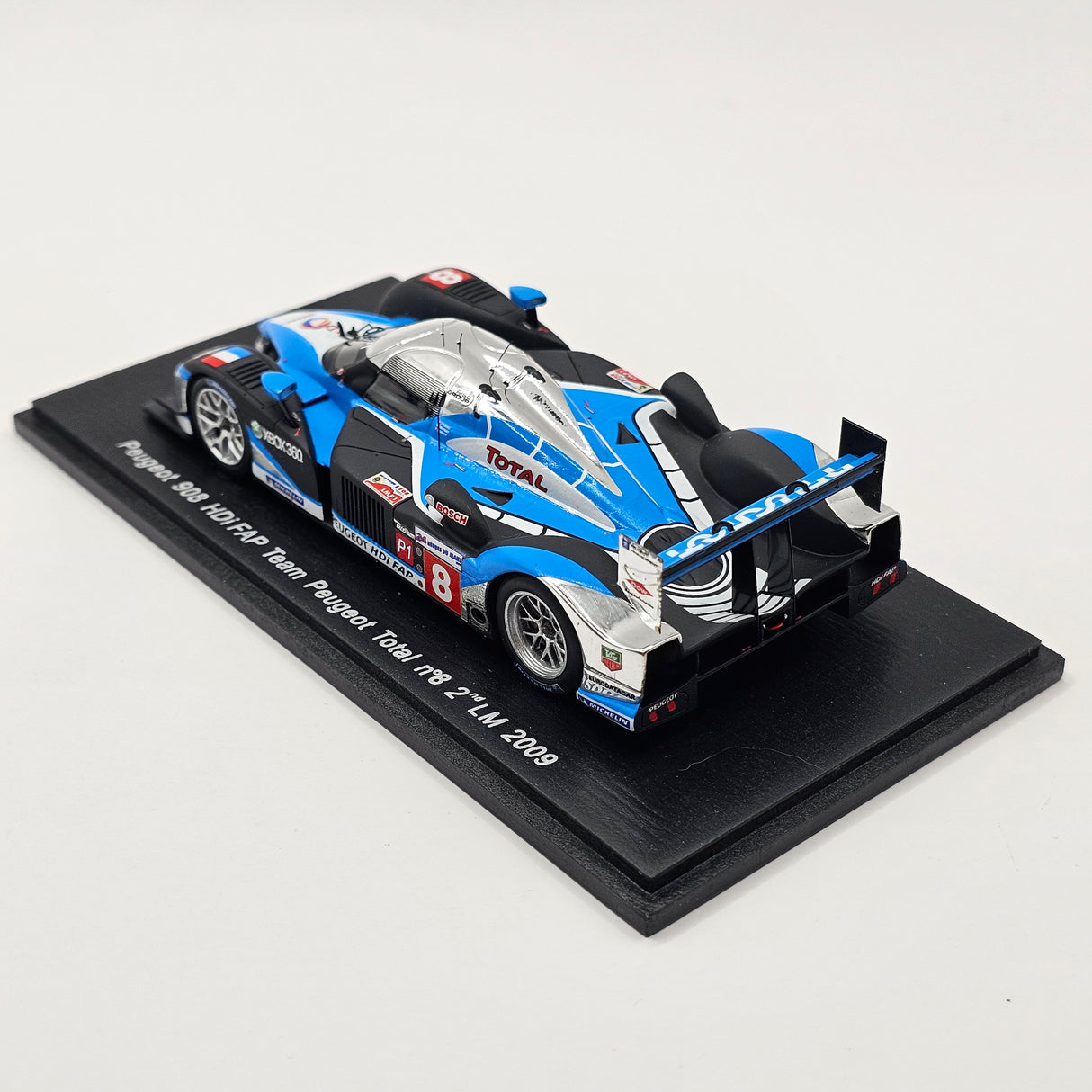 Spark Peugeot 908 HDi FAP #8 Team Peugeot Total Le Mans 2009 1/43 Scale S1289