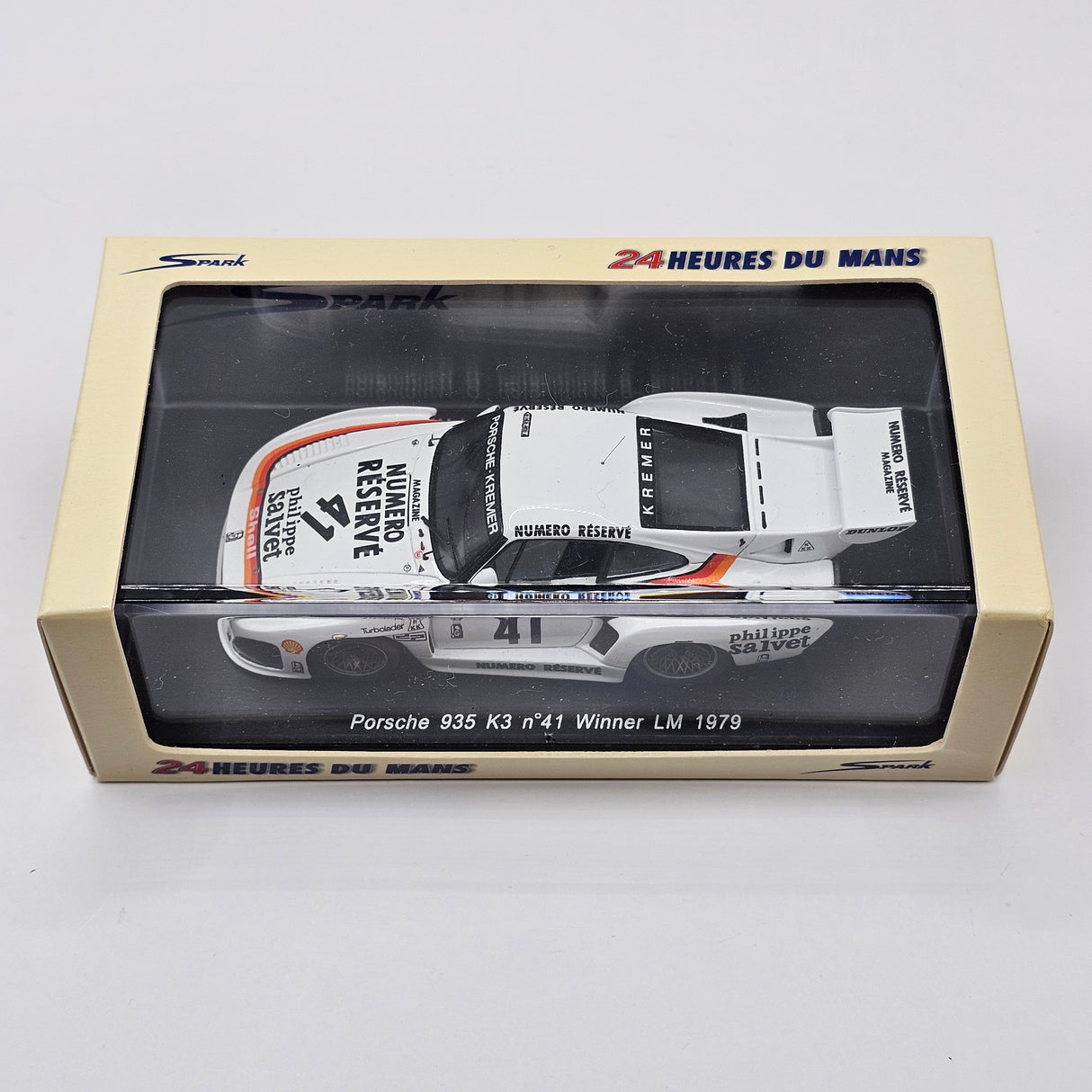 Spark Porsche 935 K3 #41 Porsche Kremer Racing Le Mans 1979 Winner 1/43 Scale 43LM79