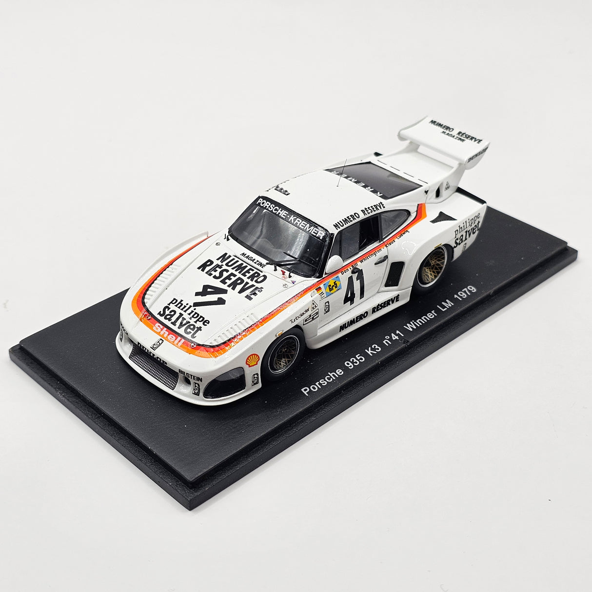 Spark Porsche 935 K3 #41 Porsche Kremer Racing Le Mans 1979 Winner 1/43 Scale 43LM79