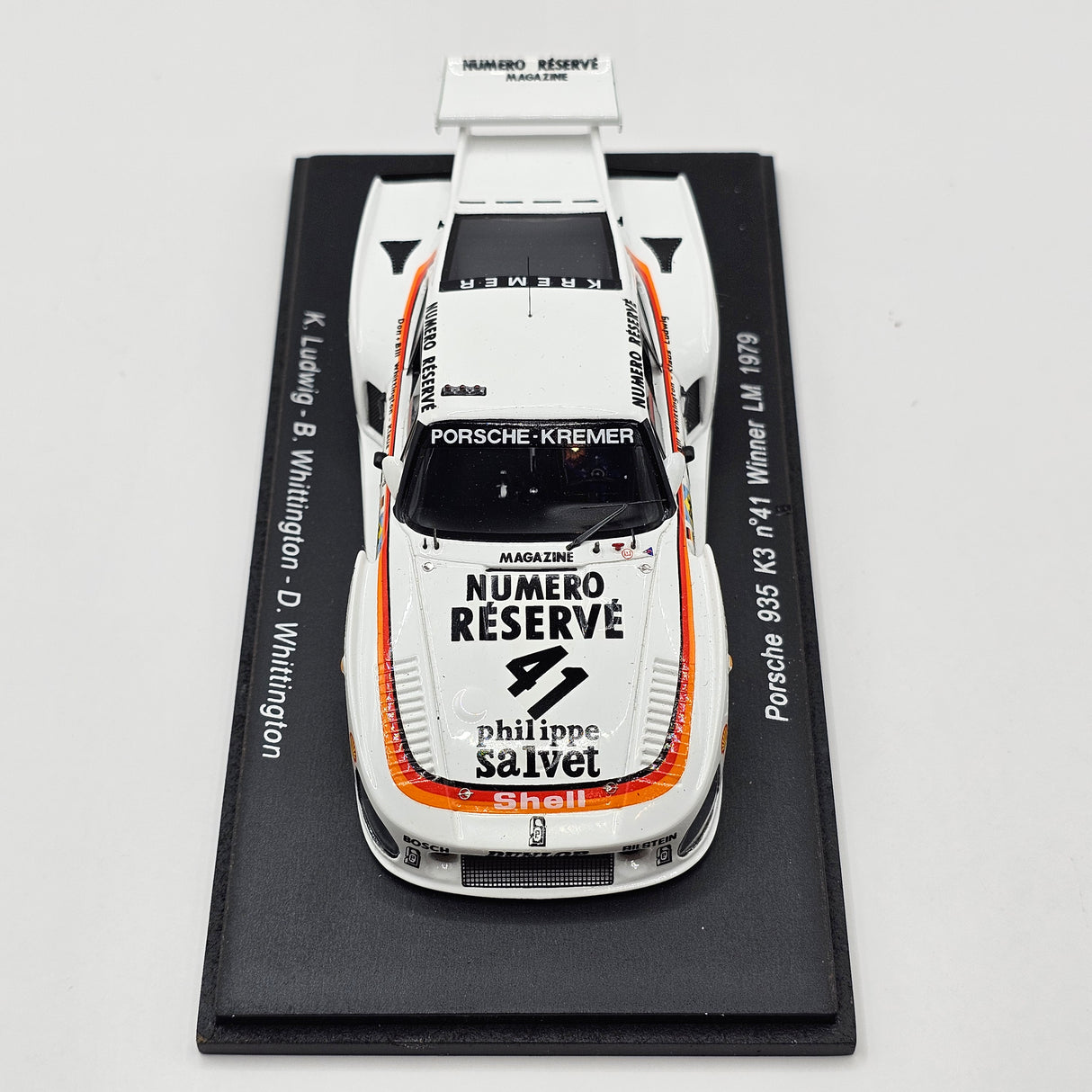 Spark Porsche 935 K3 #41 Porsche Kremer Racing Le Mans 1979 Winner 1/43 Scale 43LM79