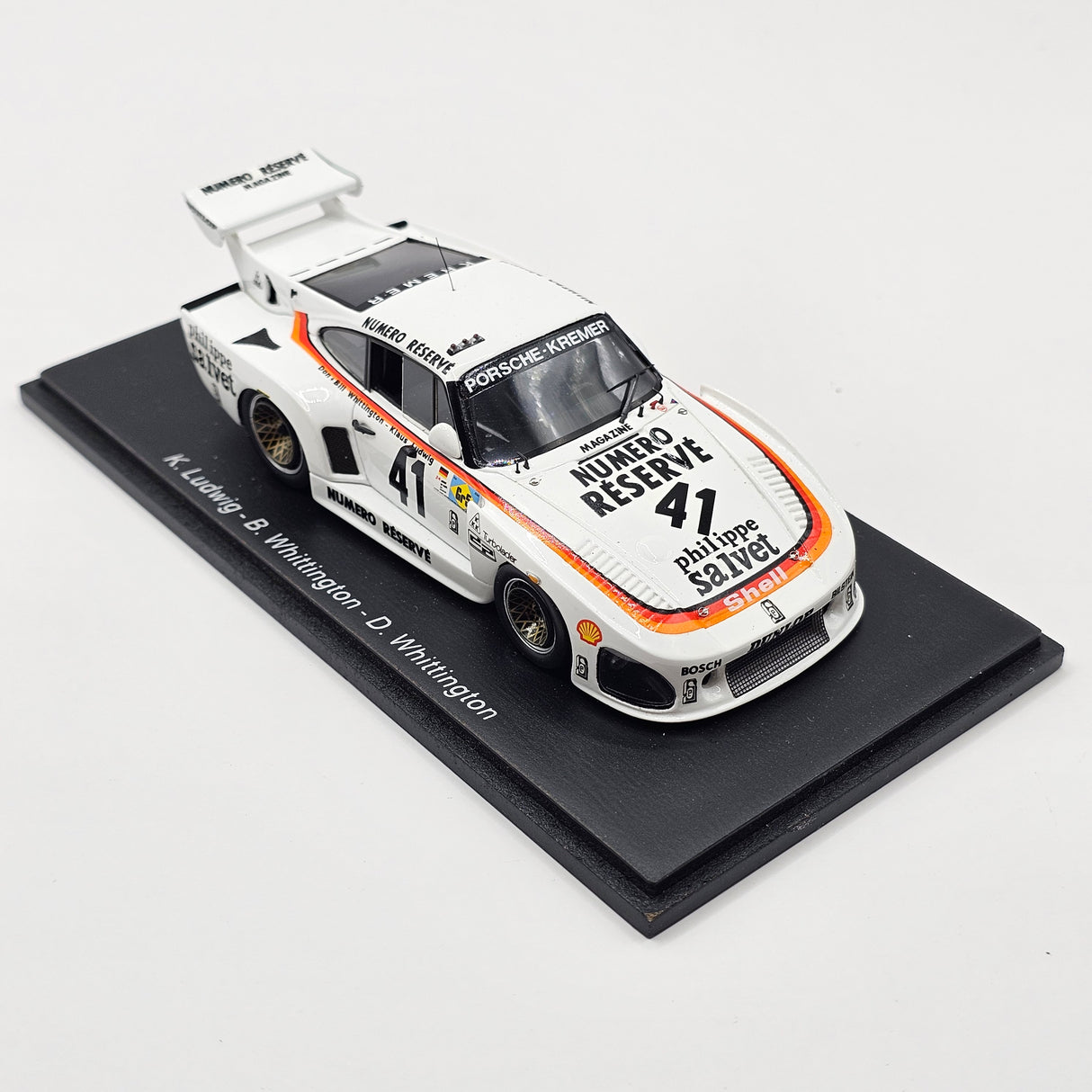 Spark Porsche 935 K3 #41 Porsche Kremer Racing Le Mans 1979 Winner 1/43 Scale 43LM79