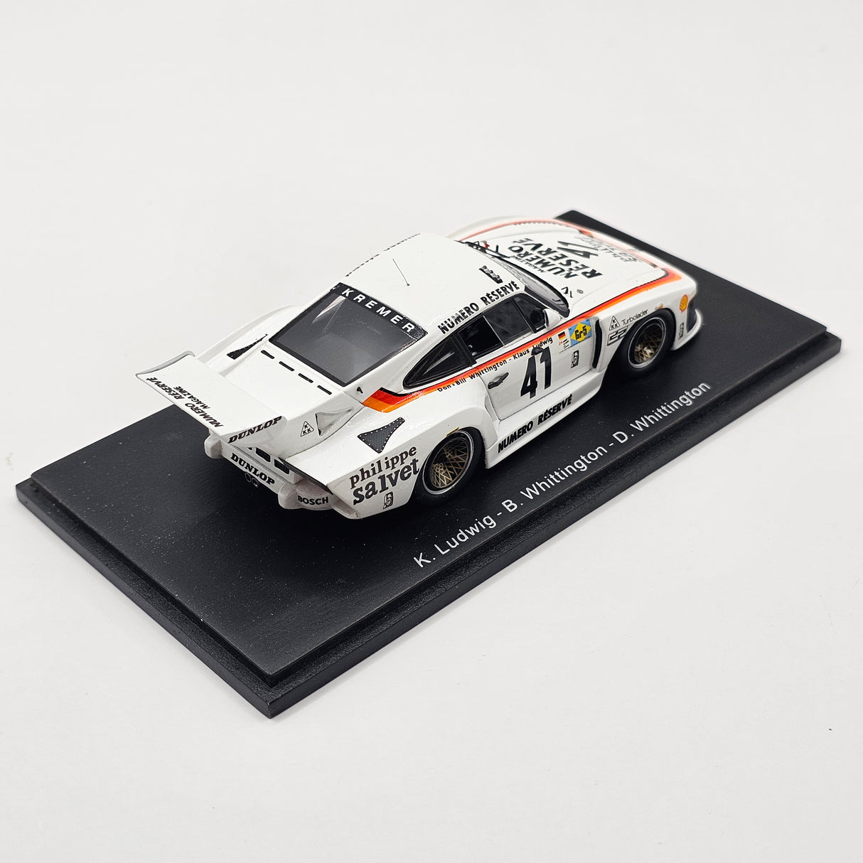 Spark Porsche 935 K3 #41 Porsche Kremer Racing Le Mans 1979 Winner 1/43 Scale 43LM79