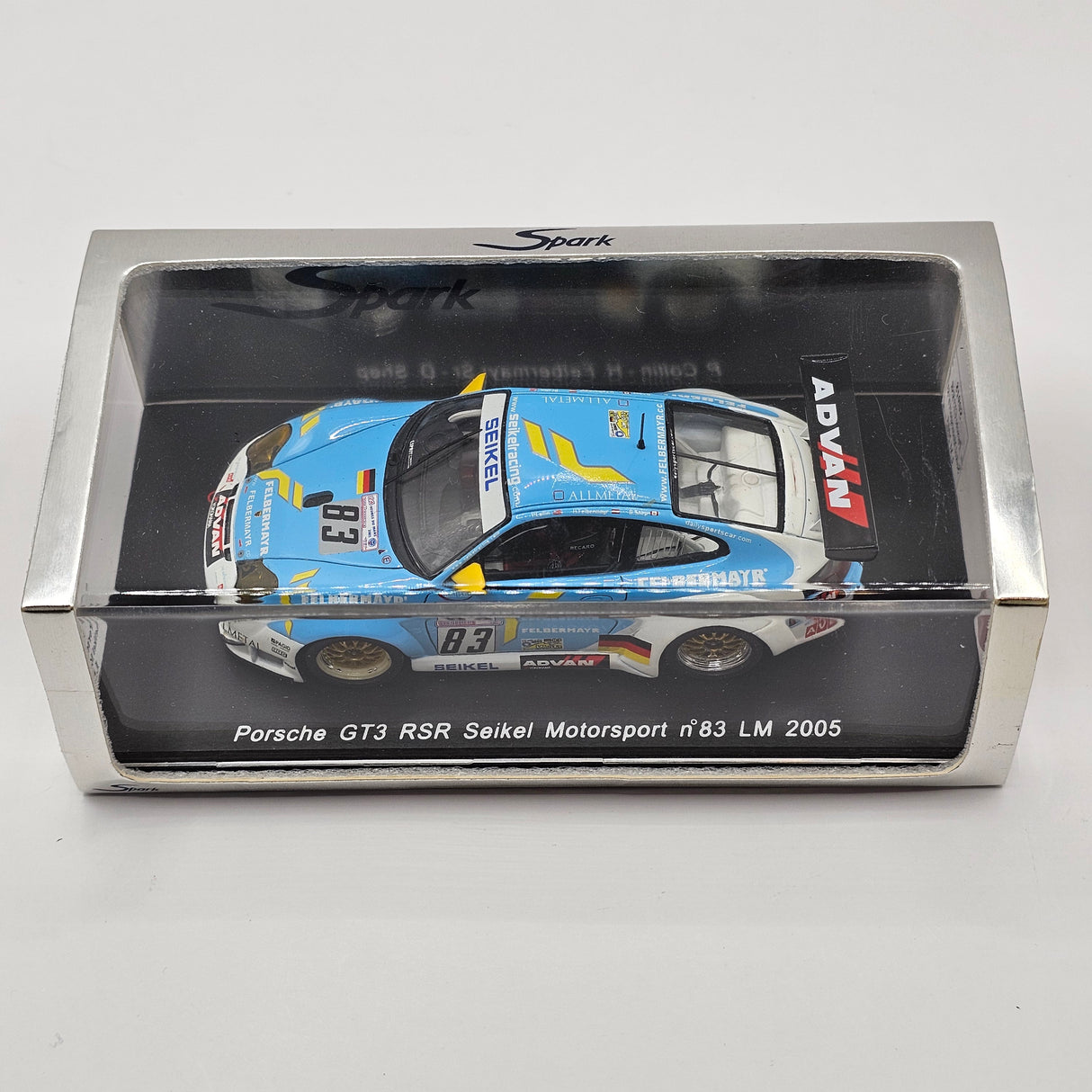 Spark Porsche 911 GT3 RSR #83 Seikel Motorsport Le Mans 2005 1/43 Scale S0918