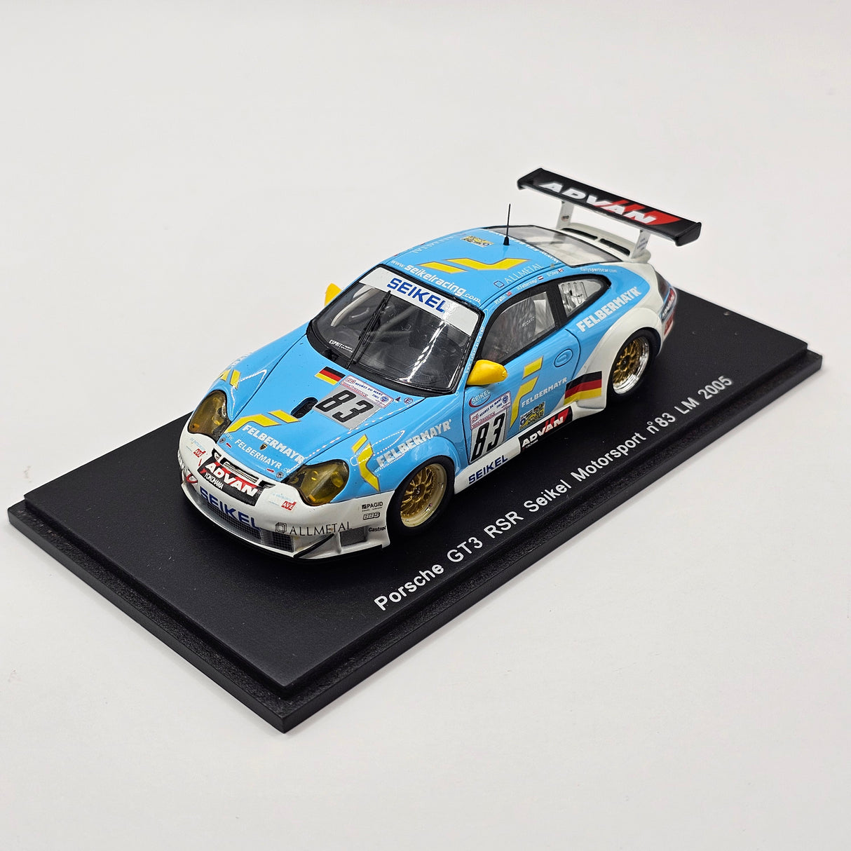 Spark Porsche 911 GT3 RSR #83 Seikel Motorsport Le Mans 2005 1/43 Scale S0918