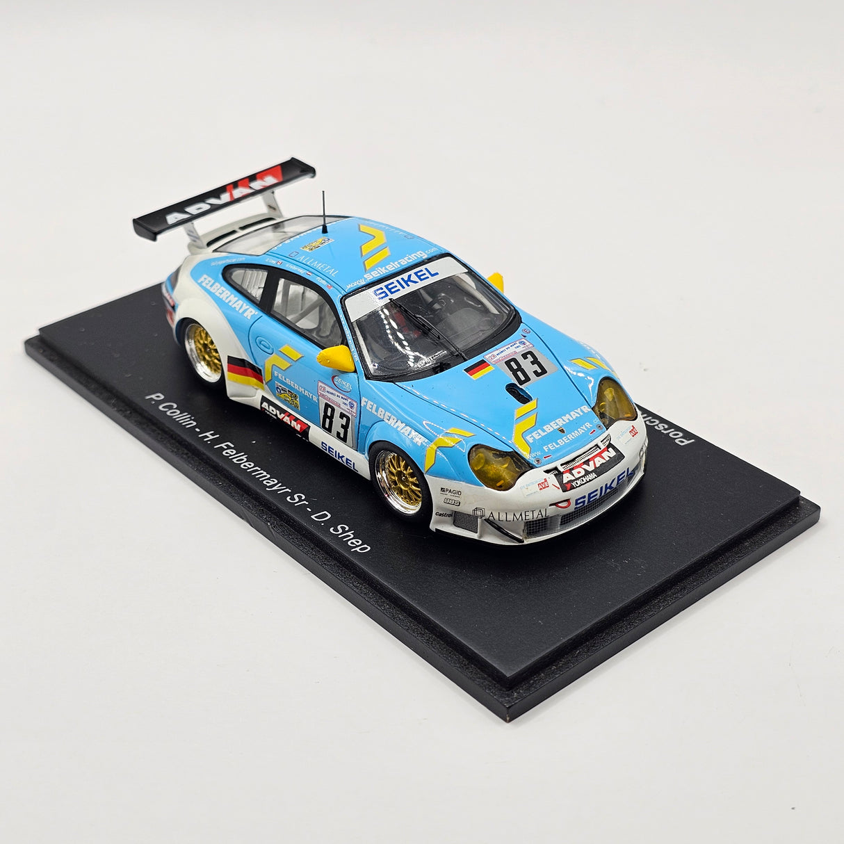 Spark Porsche 911 GT3 RSR #83 Seikel Motorsport Le Mans 2005 1/43 Scale S0918