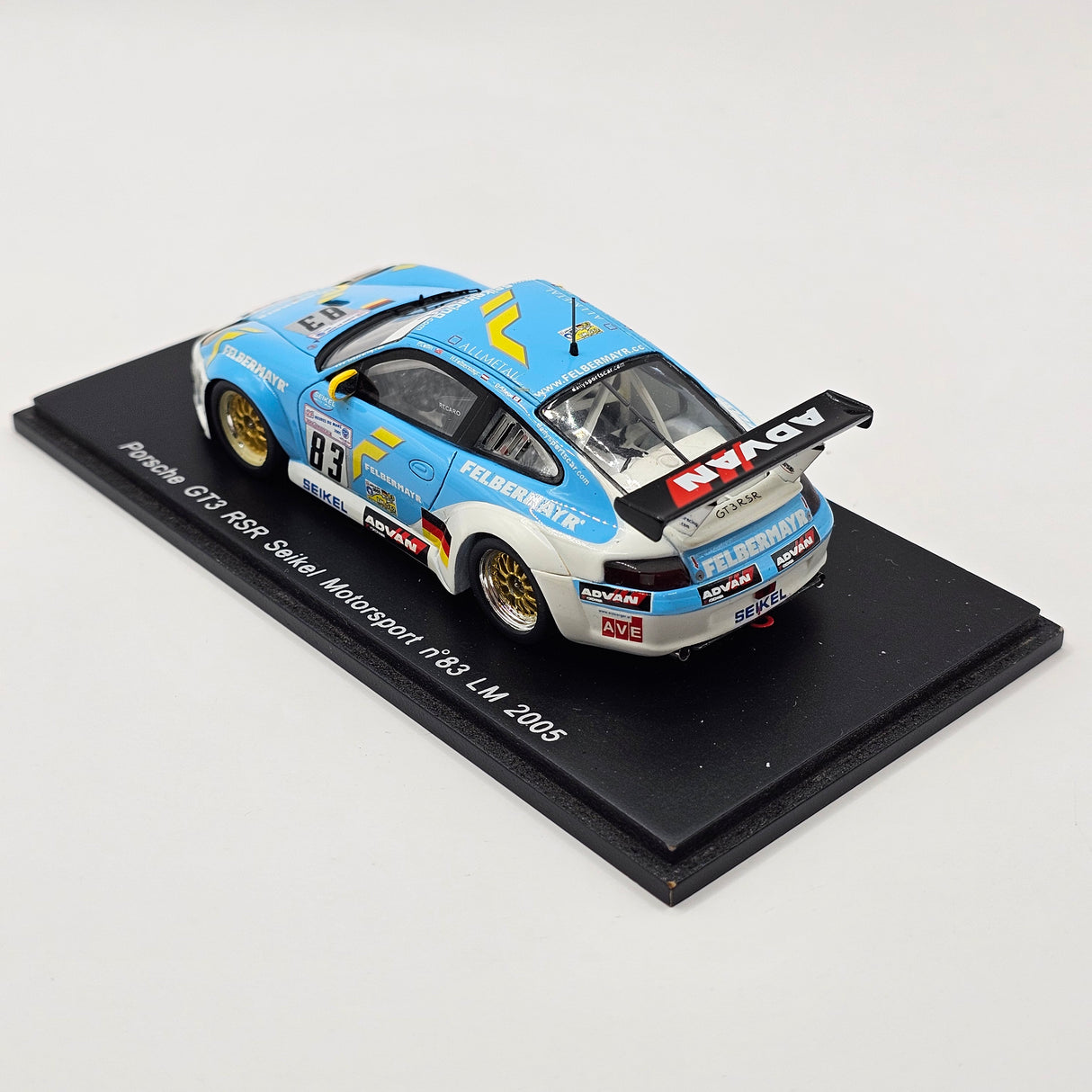 Spark Porsche 911 GT3 RSR #83 Seikel Motorsport Le Mans 2005 1/43 Scale S0918