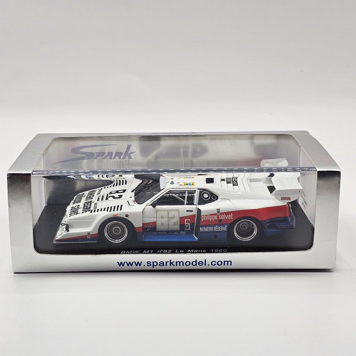 Spark BMW M1 #82 March Engines Ltd Le Mans 1980 1/43 Scale S1580