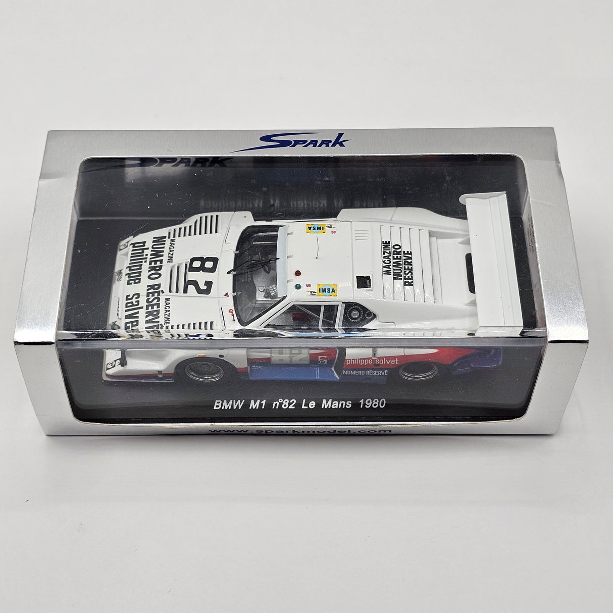 Spark BMW M1 #82 March Engines Ltd Le Mans 1980 1/43 Scale S1580