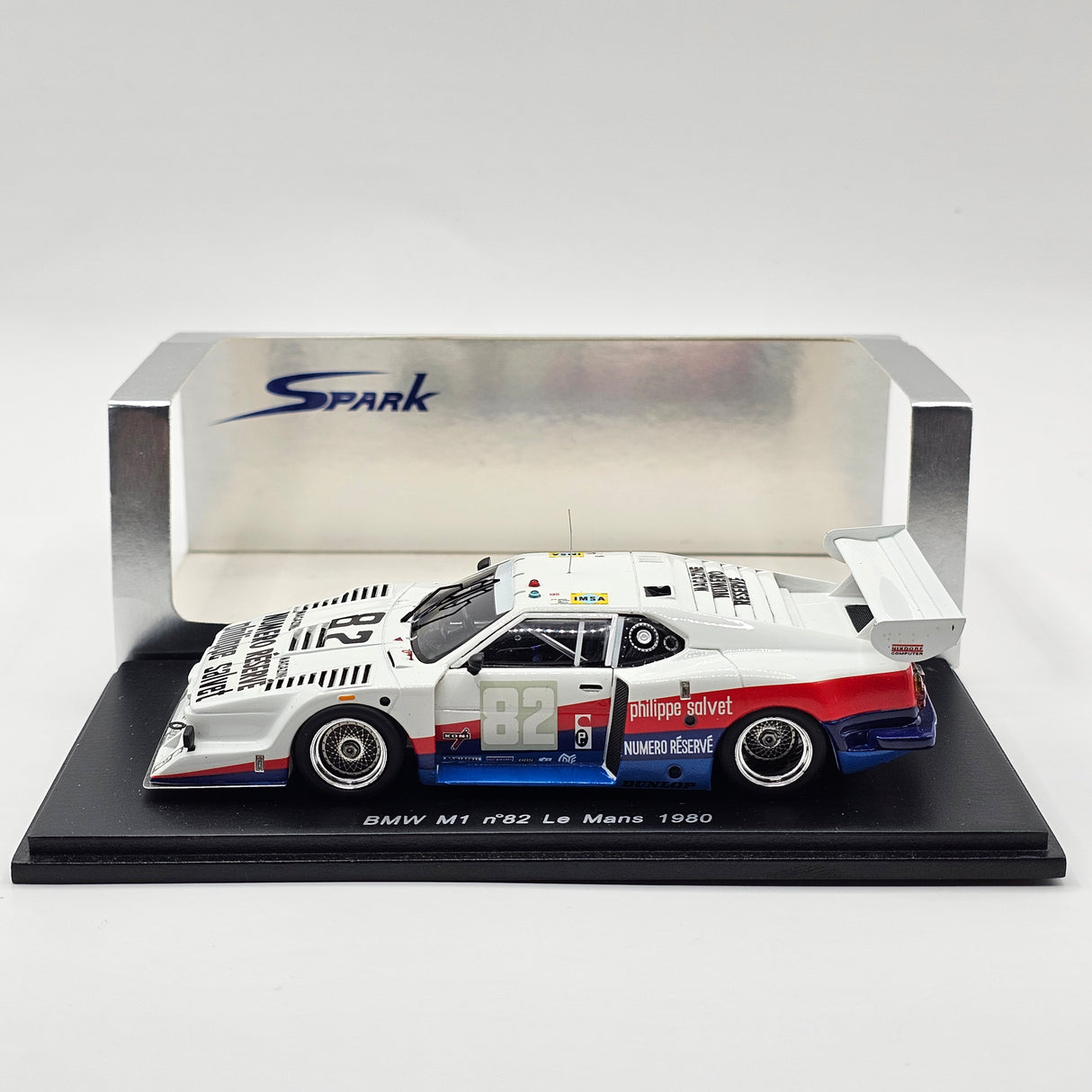 Spark BMW M1 #82 March Engines Ltd Le Mans 1980 1/43 Scale S1580