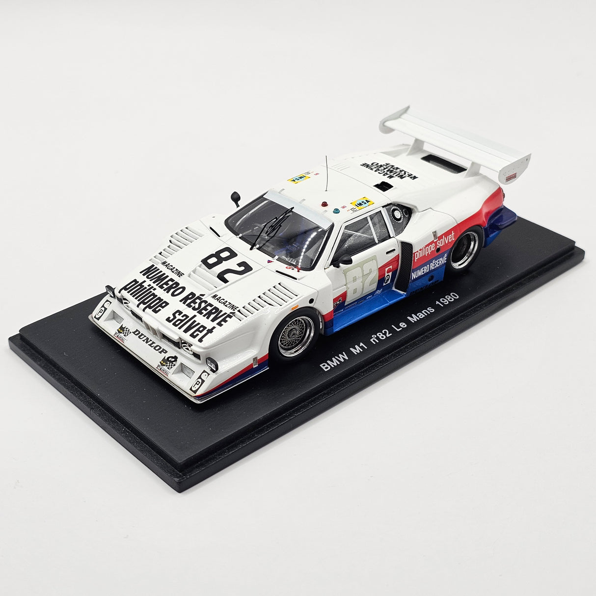 Spark BMW M1 #82 March Engines Ltd Le Mans 1980 1/43 Scale S1580