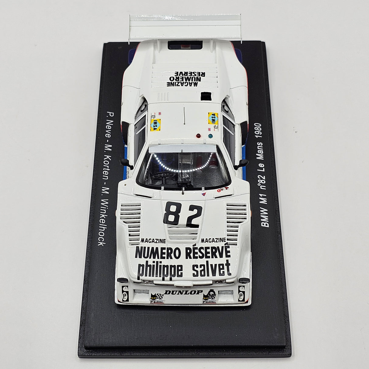 Spark BMW M1 #82 March Engines Ltd Le Mans 1980 1/43 Scale S1580