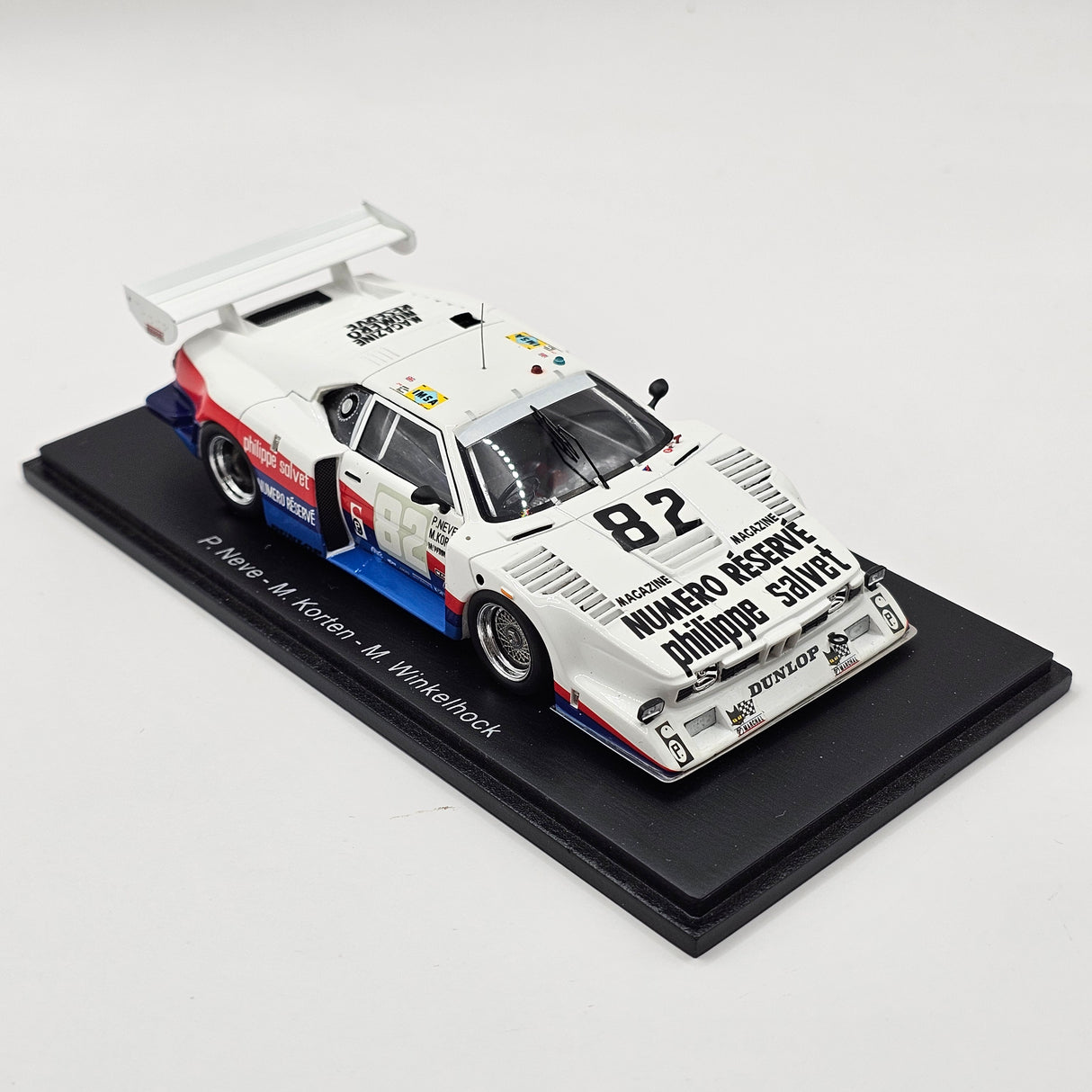 Spark BMW M1 #82 March Engines Ltd Le Mans 1980 1/43 Scale S1580