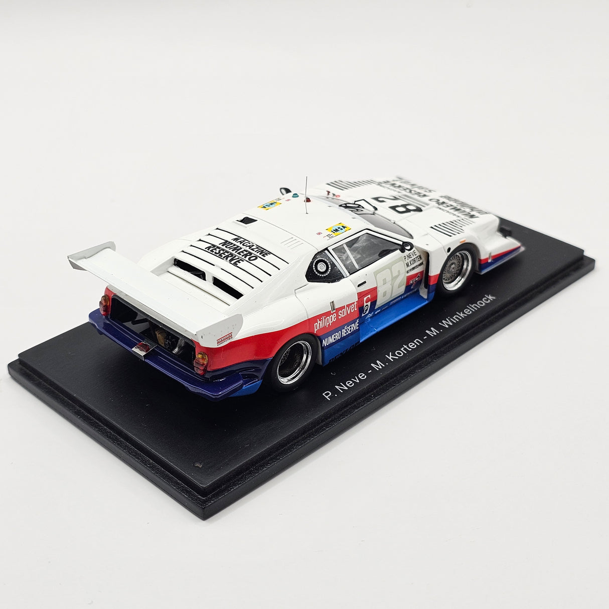 Spark BMW M1 #82 March Engines Ltd Le Mans 1980 1/43 Scale S1580