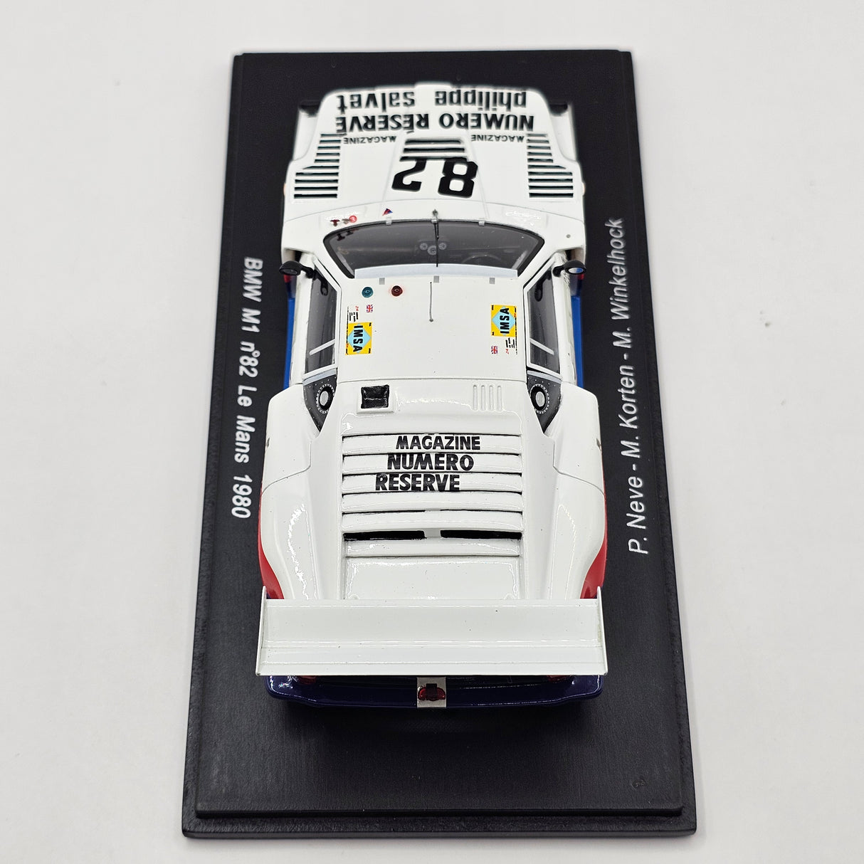 Spark BMW M1 #82 March Engines Ltd Le Mans 1980 1/43 Scale S1580