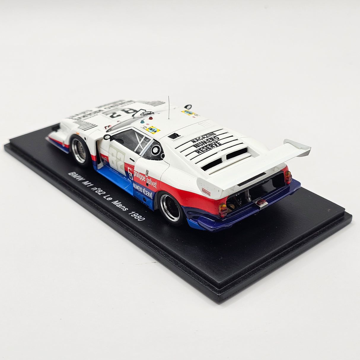 Spark BMW M1 #82 March Engines Ltd Le Mans 1980 1/43 Scale S1580