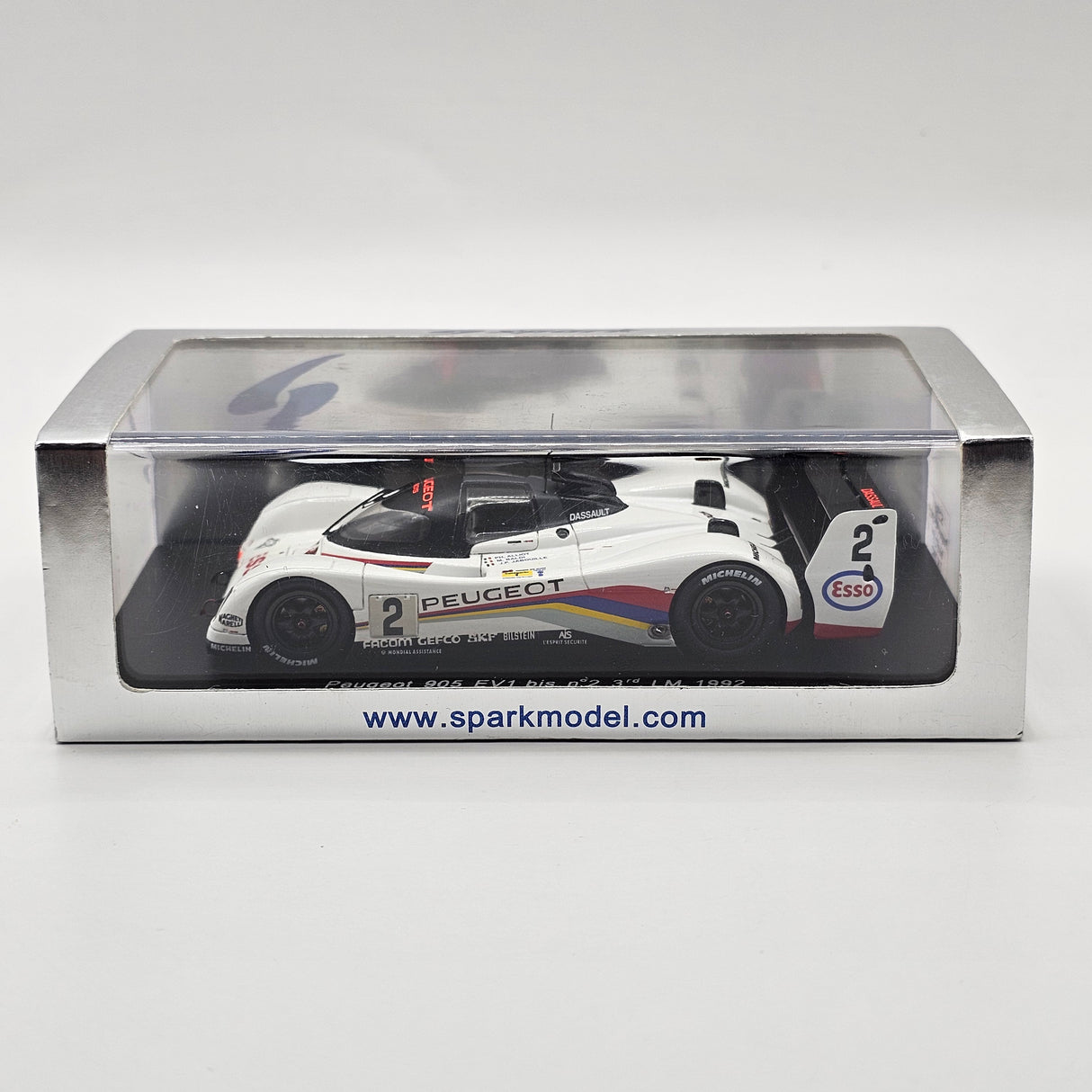 Spark Peugeot 905 EV1 bis #2 Peugeot Talbot Sport Le Mans 1992 1/43 Scale S2595