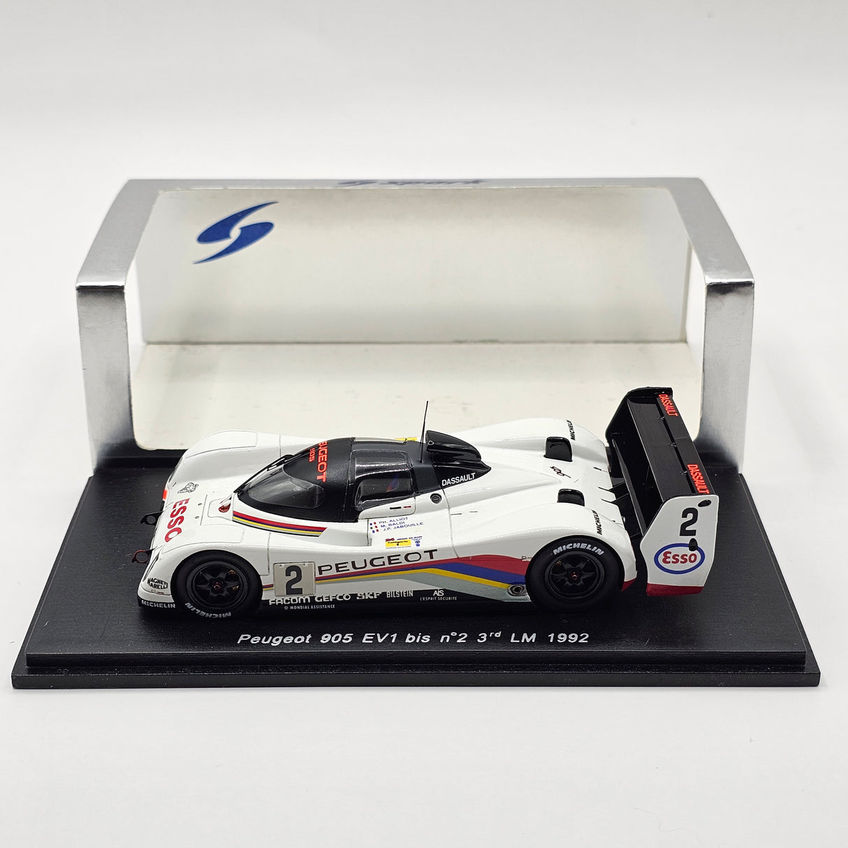 Spark Peugeot 905 EV1 bis #2 Peugeot Talbot Sport Le Mans 1992 1/43 Scale S2595