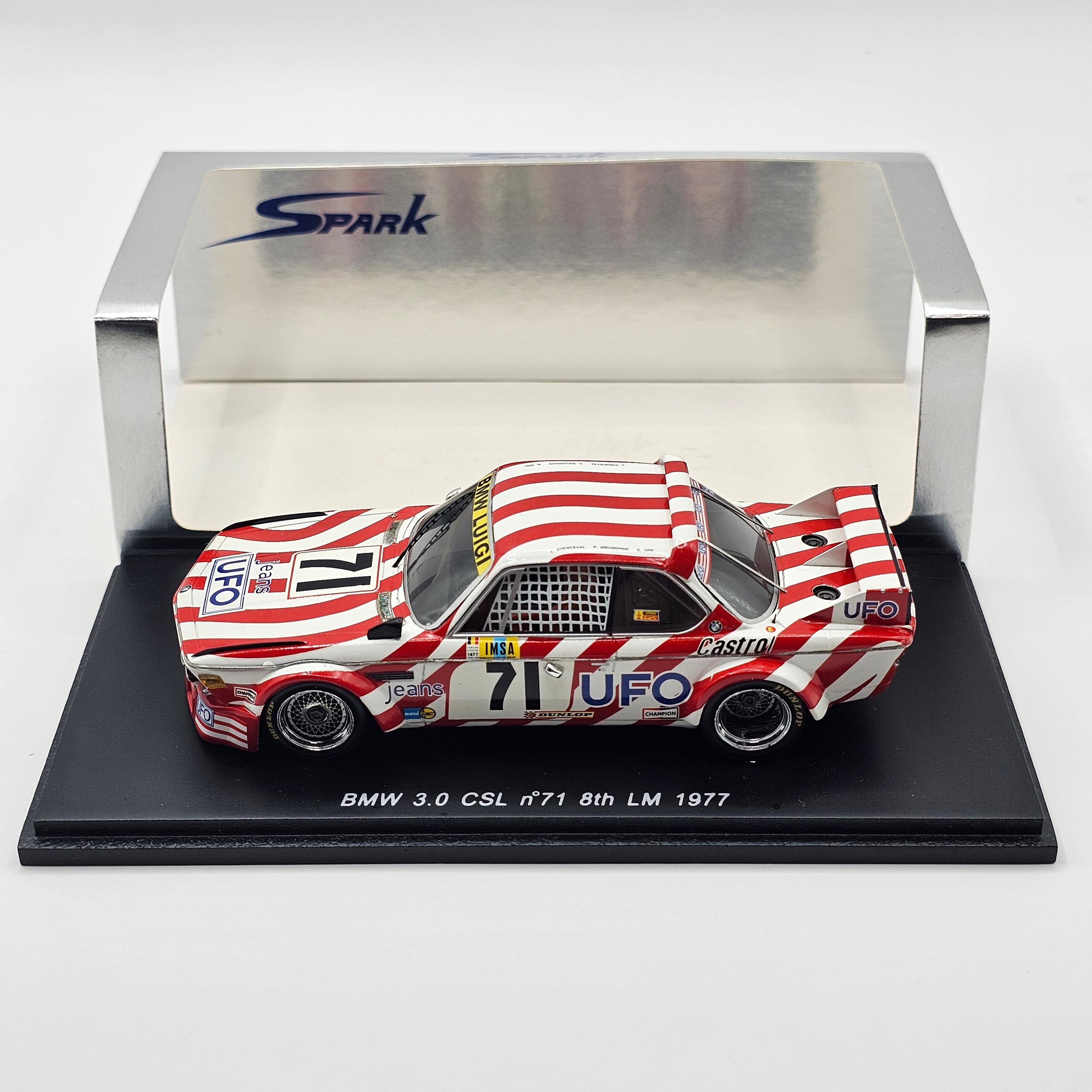 SPARK 1/43 BMW 3.0 CSL 76 ルマン 1977 Diecast model cars Bmw 3.0 CSL 1/43 Spark CSL No.76 garage