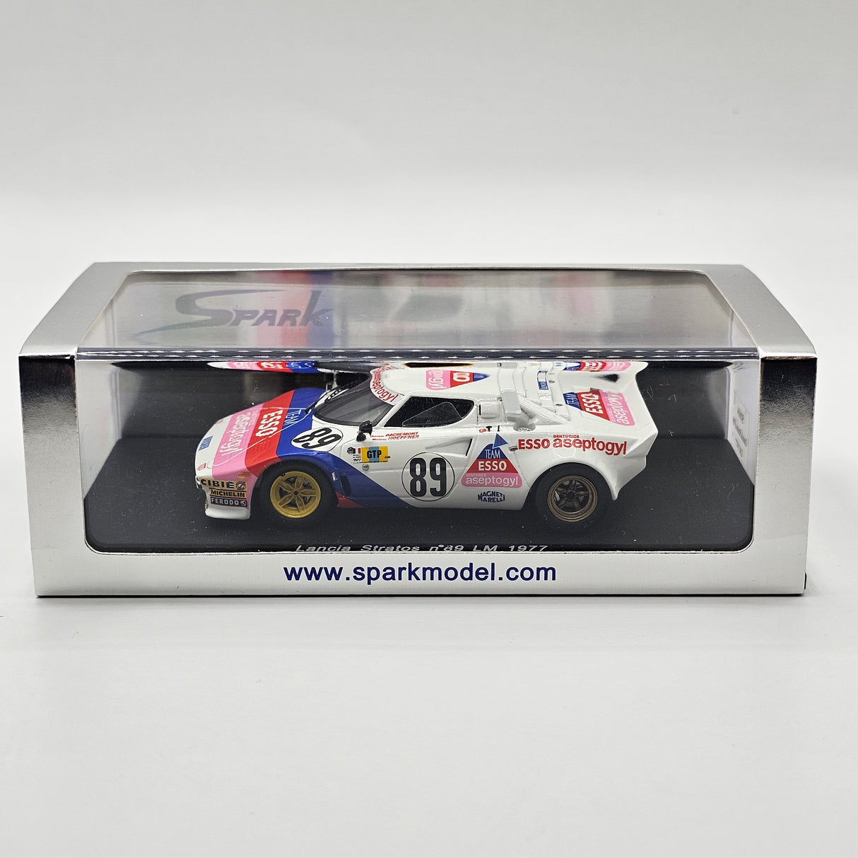 Spark Lancia Stratos #89 Team Esso Aseptogyl Le Mans 1977 1/43 Scale S0604