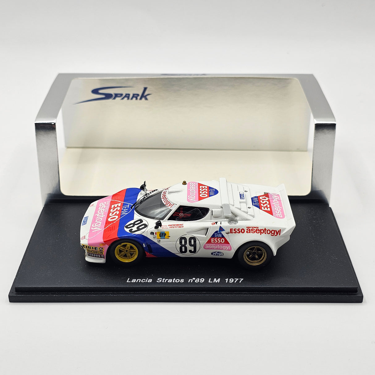 Spark Lancia Stratos #89 Team Esso Aseptogyl Le Mans 1977 1/43 Scale S0604
