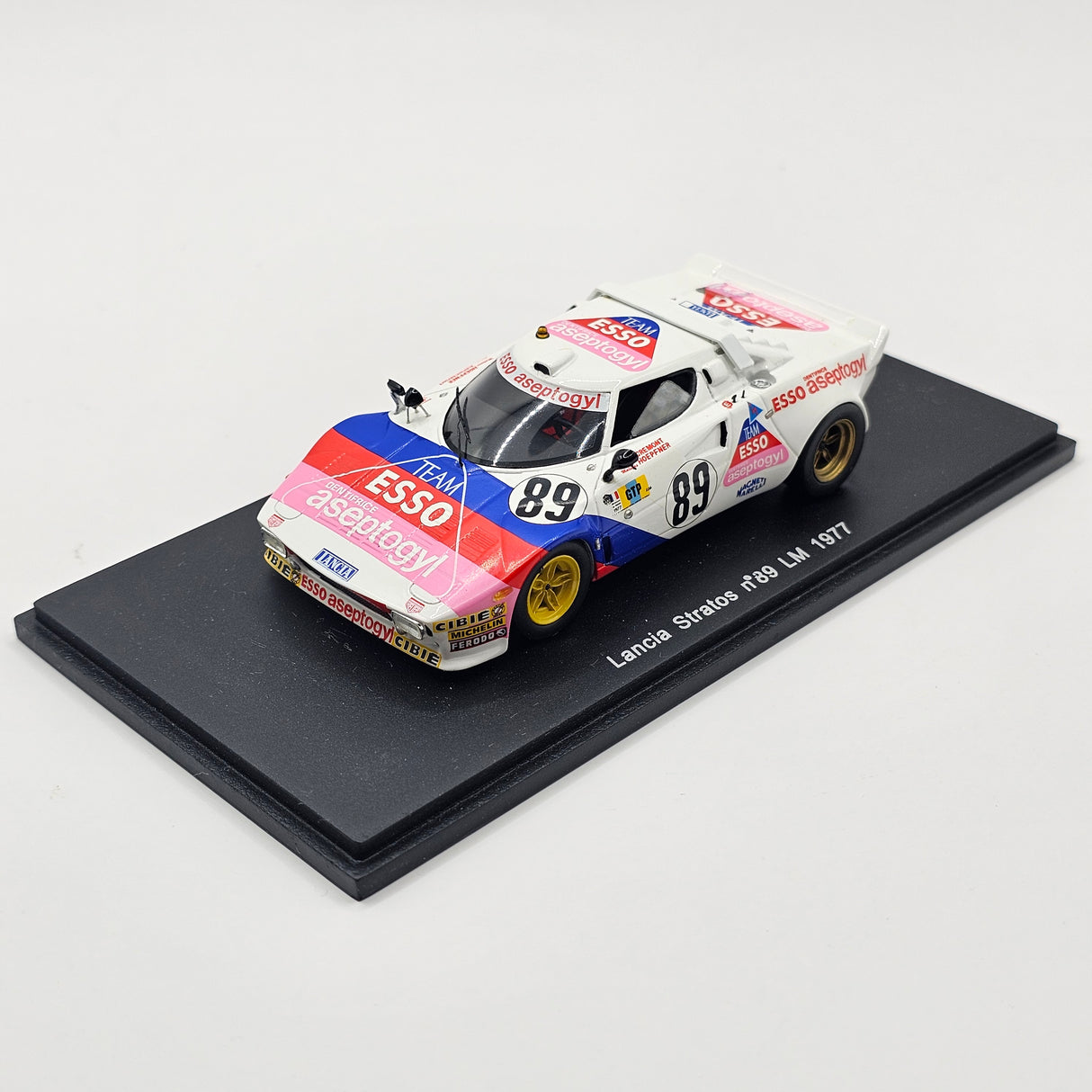 Spark Lancia Stratos #89 Team Esso Aseptogyl Le Mans 1977 1/43 Scale S0604