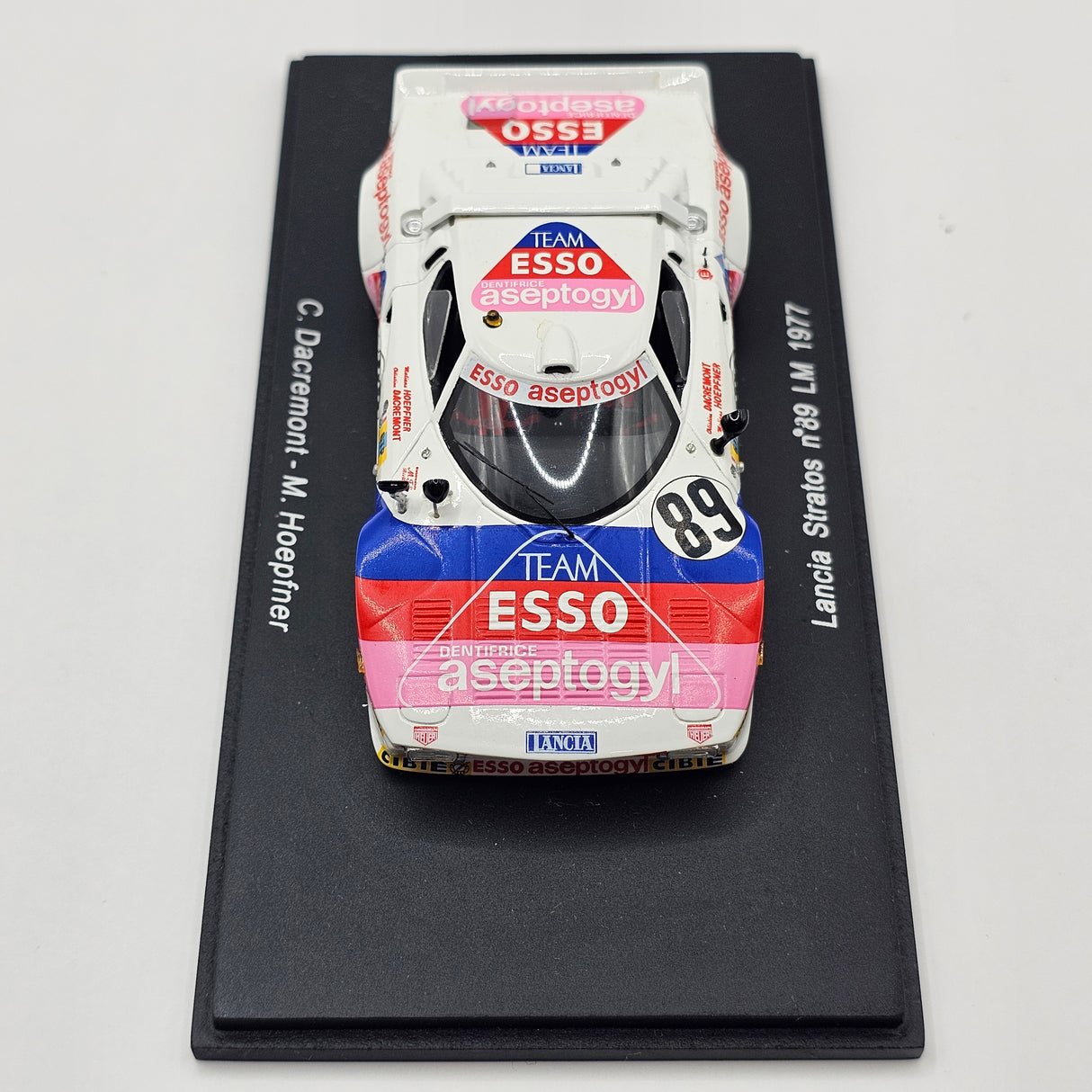 Spark Lancia Stratos #89 Team Esso Aseptogyl Le Mans 1977 1/43 Scale S0604
