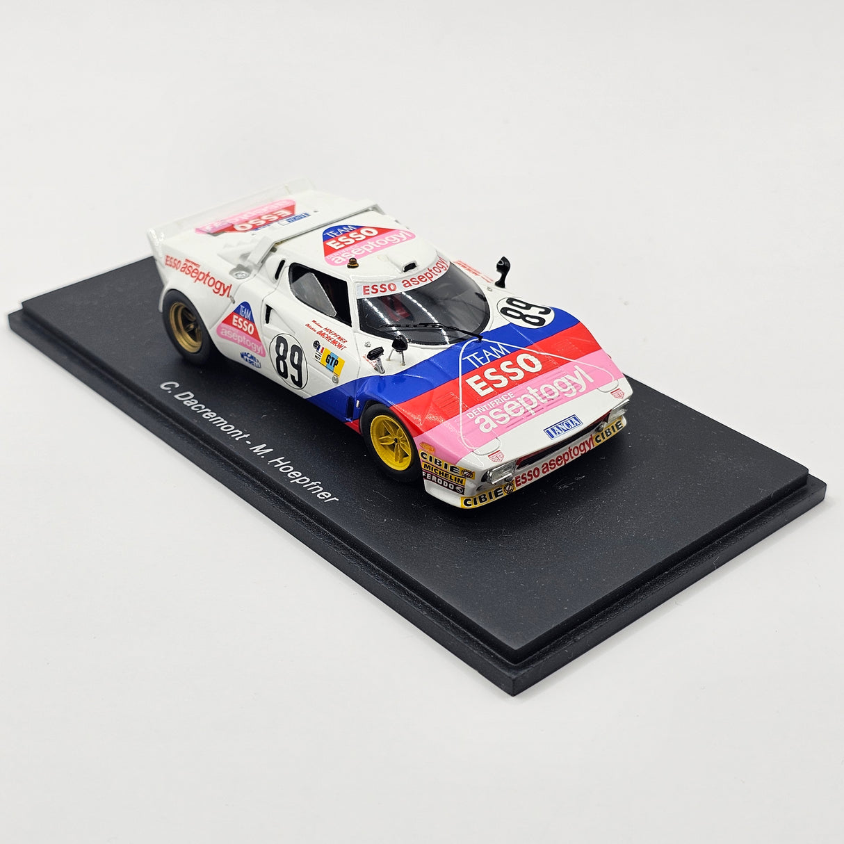 Spark Lancia Stratos #89 Team Esso Aseptogyl Le Mans 1977 1/43 Scale S0604