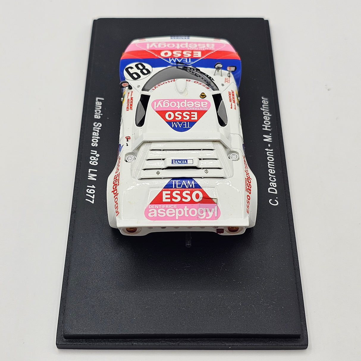 Spark Lancia Stratos #89 Team Esso Aseptogyl Le Mans 1977 1/43 Scale S0604