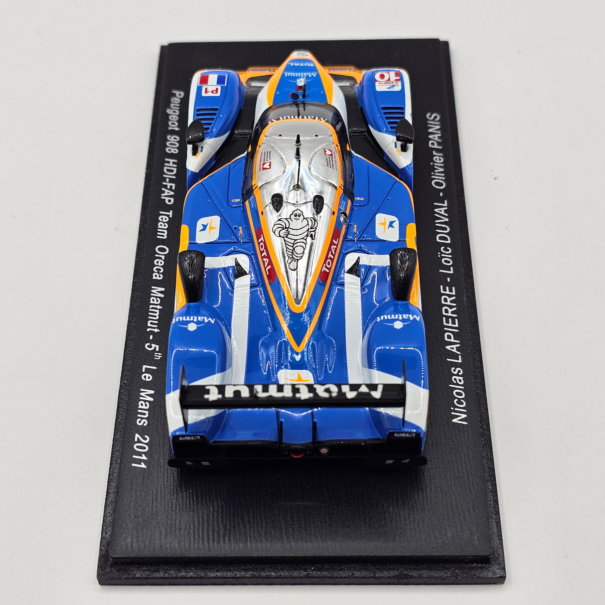 Spark Peugeot 908 HDI FAP #10 Team Oreca Matmut Le Mans 2011 1/43 Scale S4498