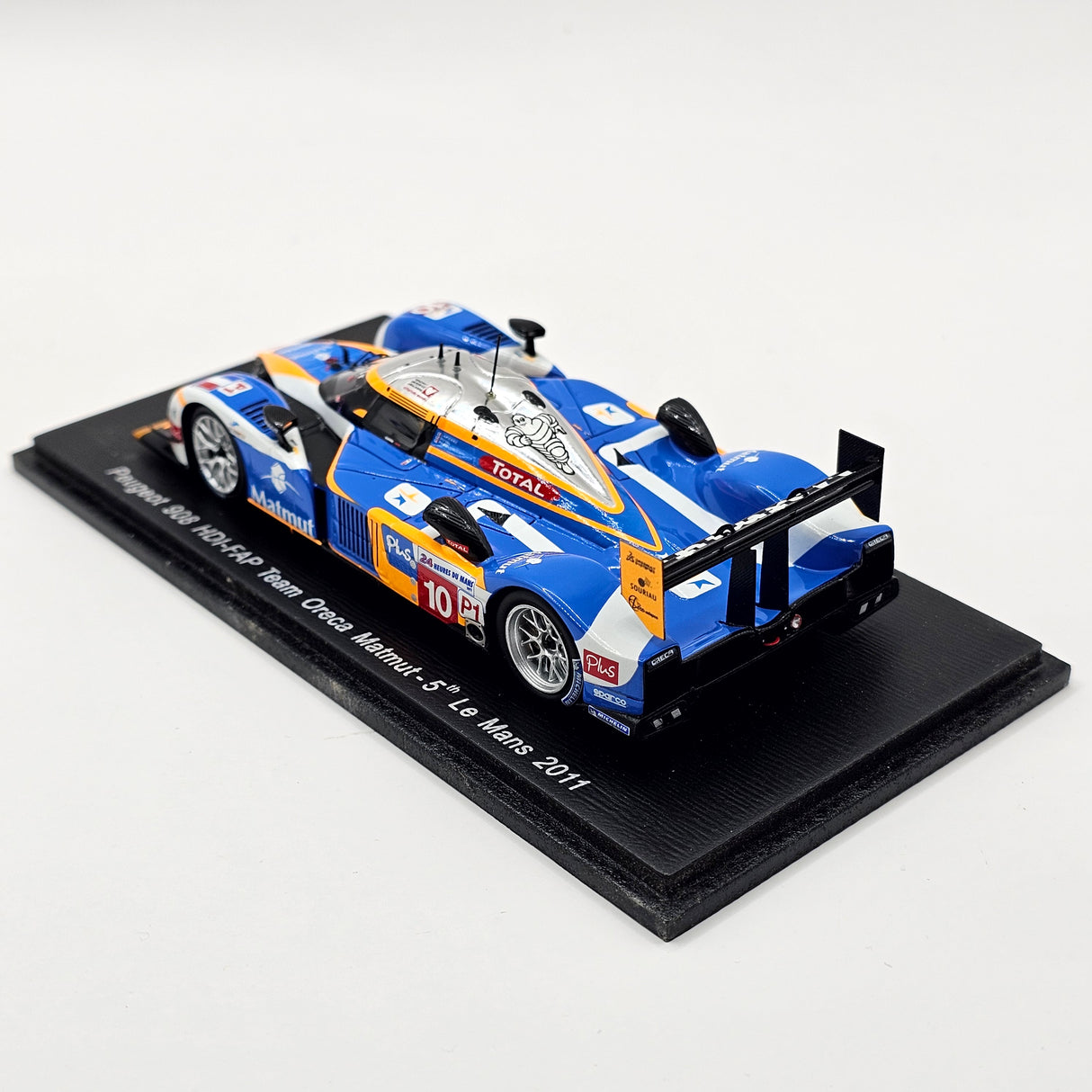 Spark Peugeot 908 HDI FAP #10 Team Oreca Matmut Le Mans 2011 1/43 Scale S4498