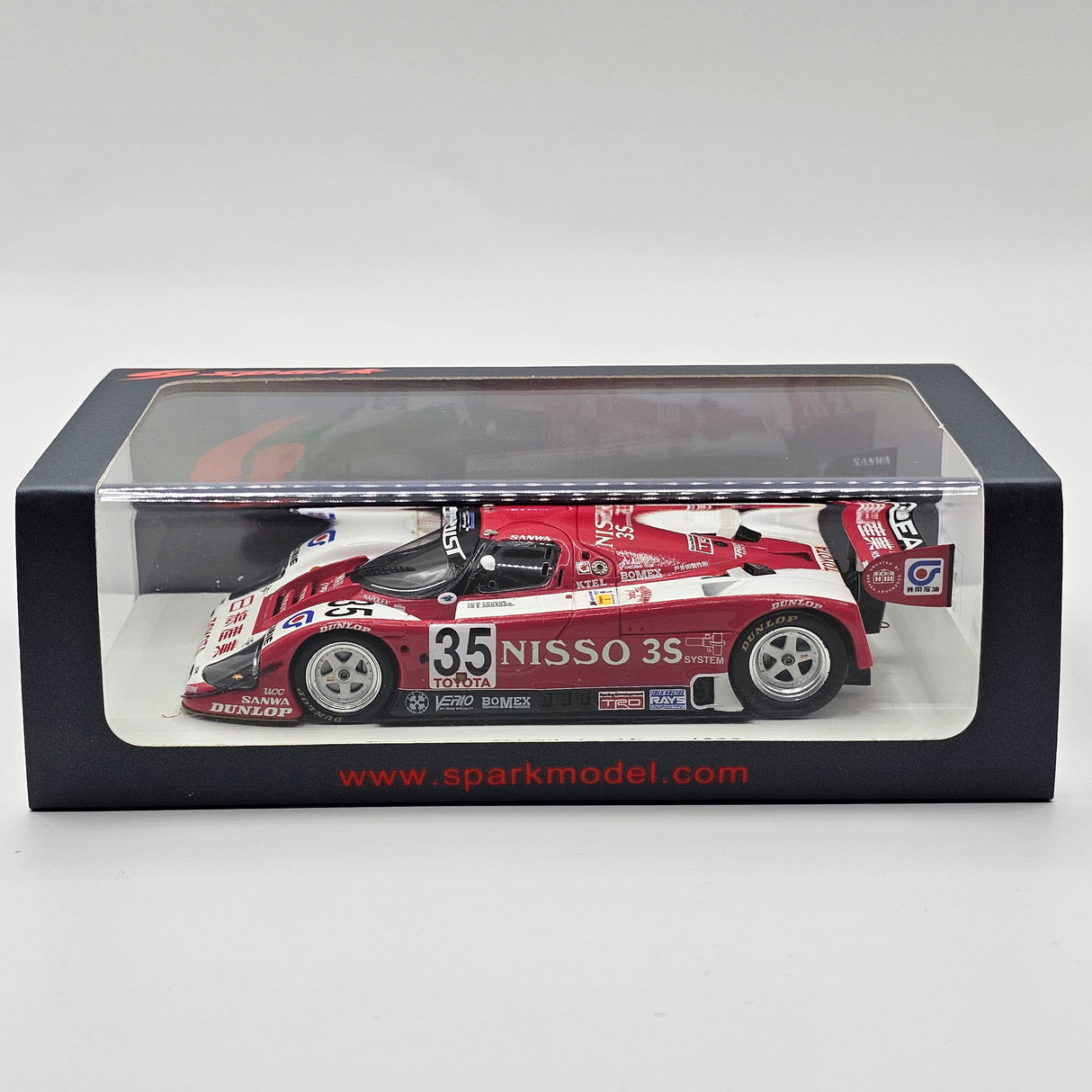 Spark Toyota 92CV #35 Trust Toyota Kitz Racing C2 Winner Le Mans 1992 1/43 Scale