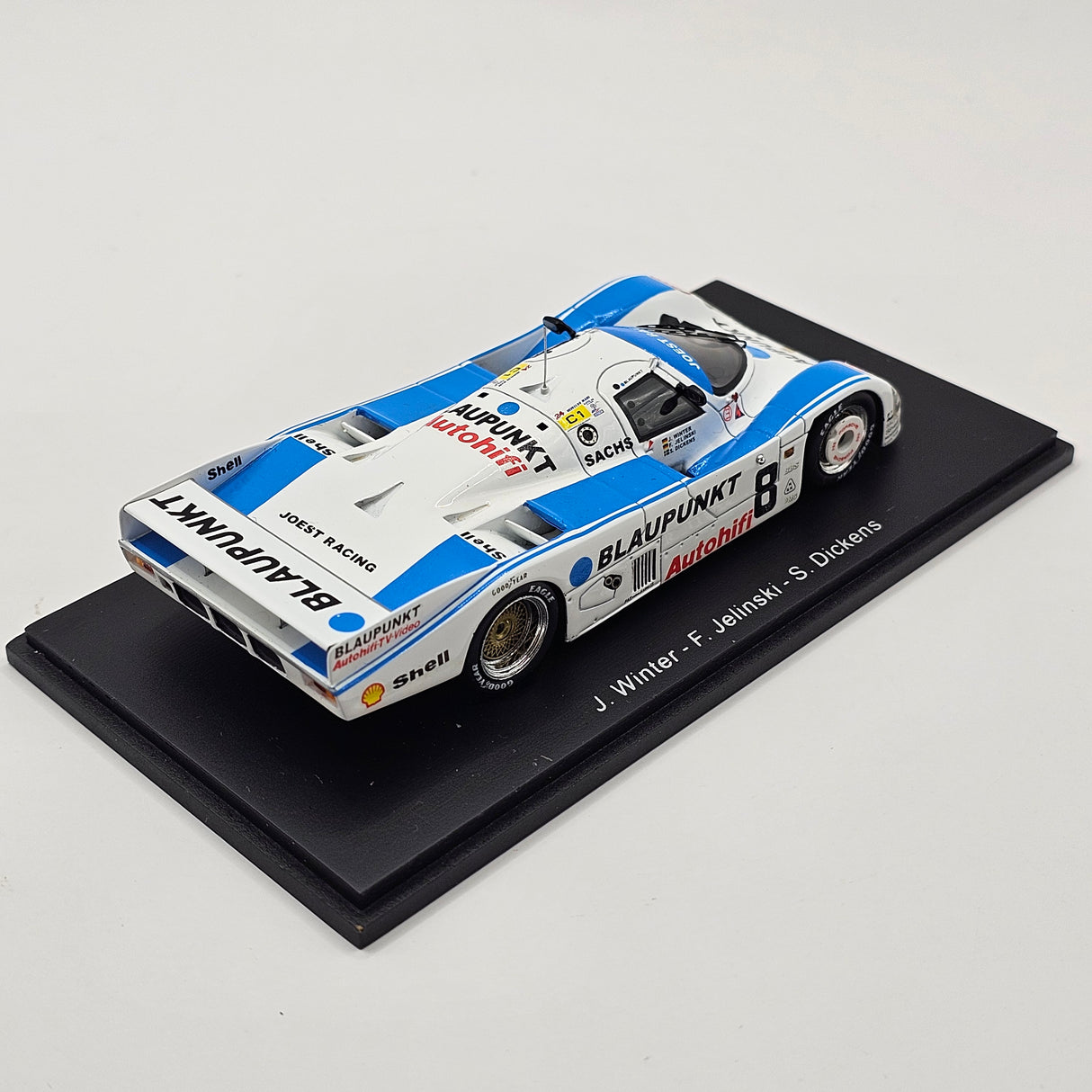 Spark Porsche 962C #8 Blaupunkt Joest Racing Le Mans 1988 1/43 Scale S0938