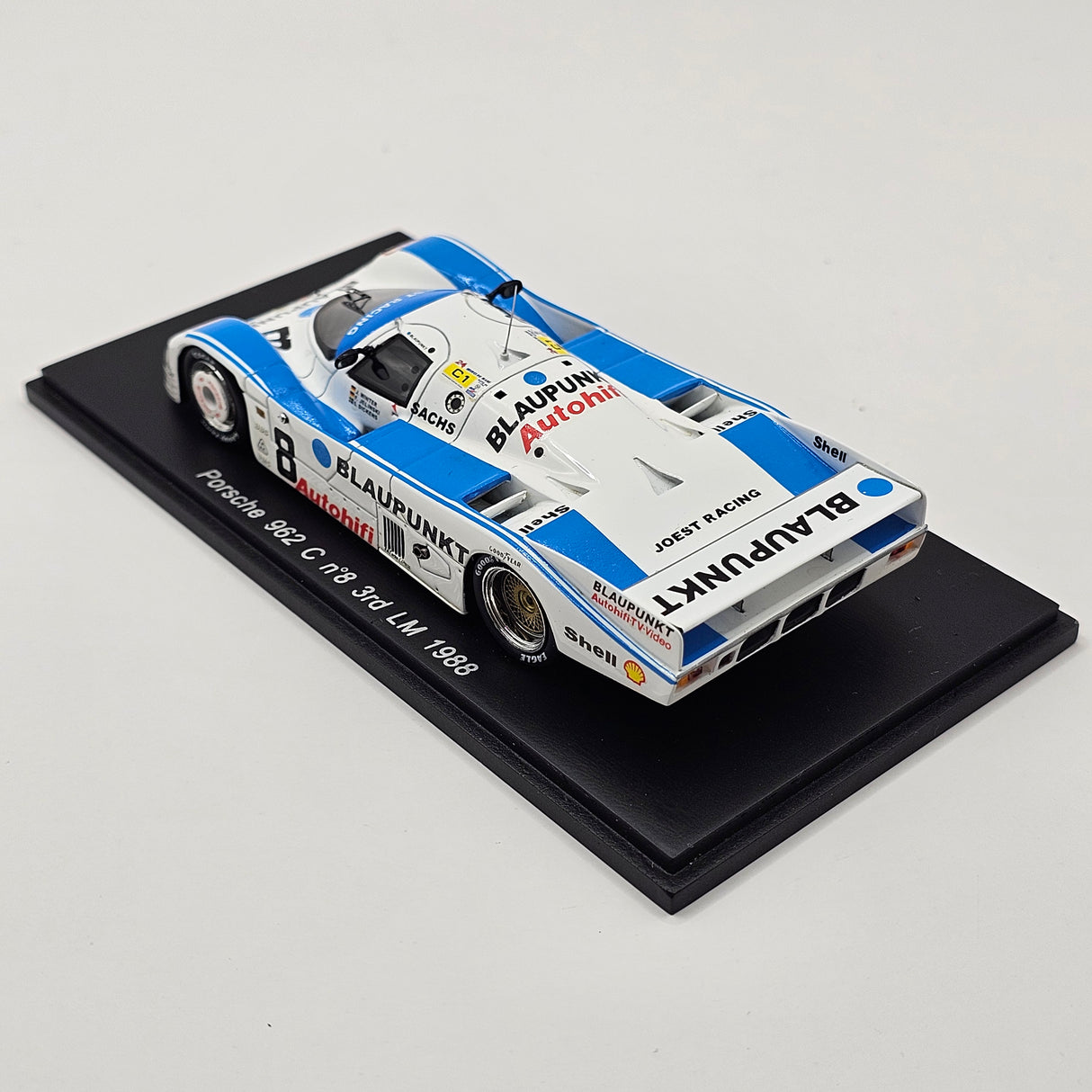Spark Porsche 962C #8 Blaupunkt Joest Racing Le Mans 1988 1/43 Scale S0938