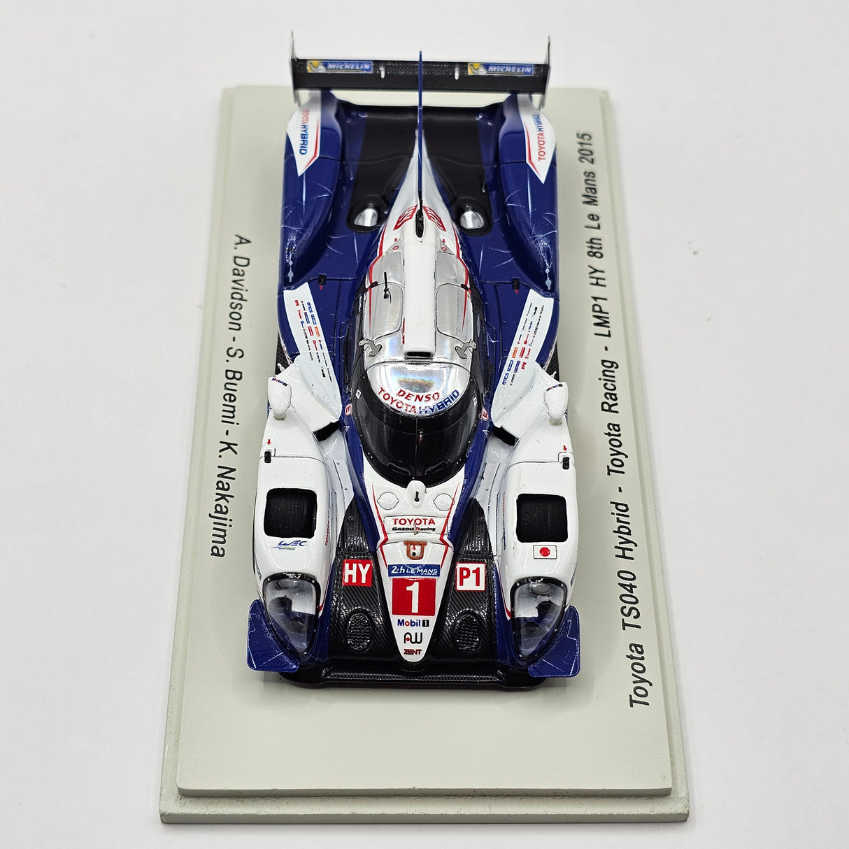 Spark Toyota TS040 Hybrid #1 Toyota Racing LMP1 Le Mans 2015 1/43 Scale S4630